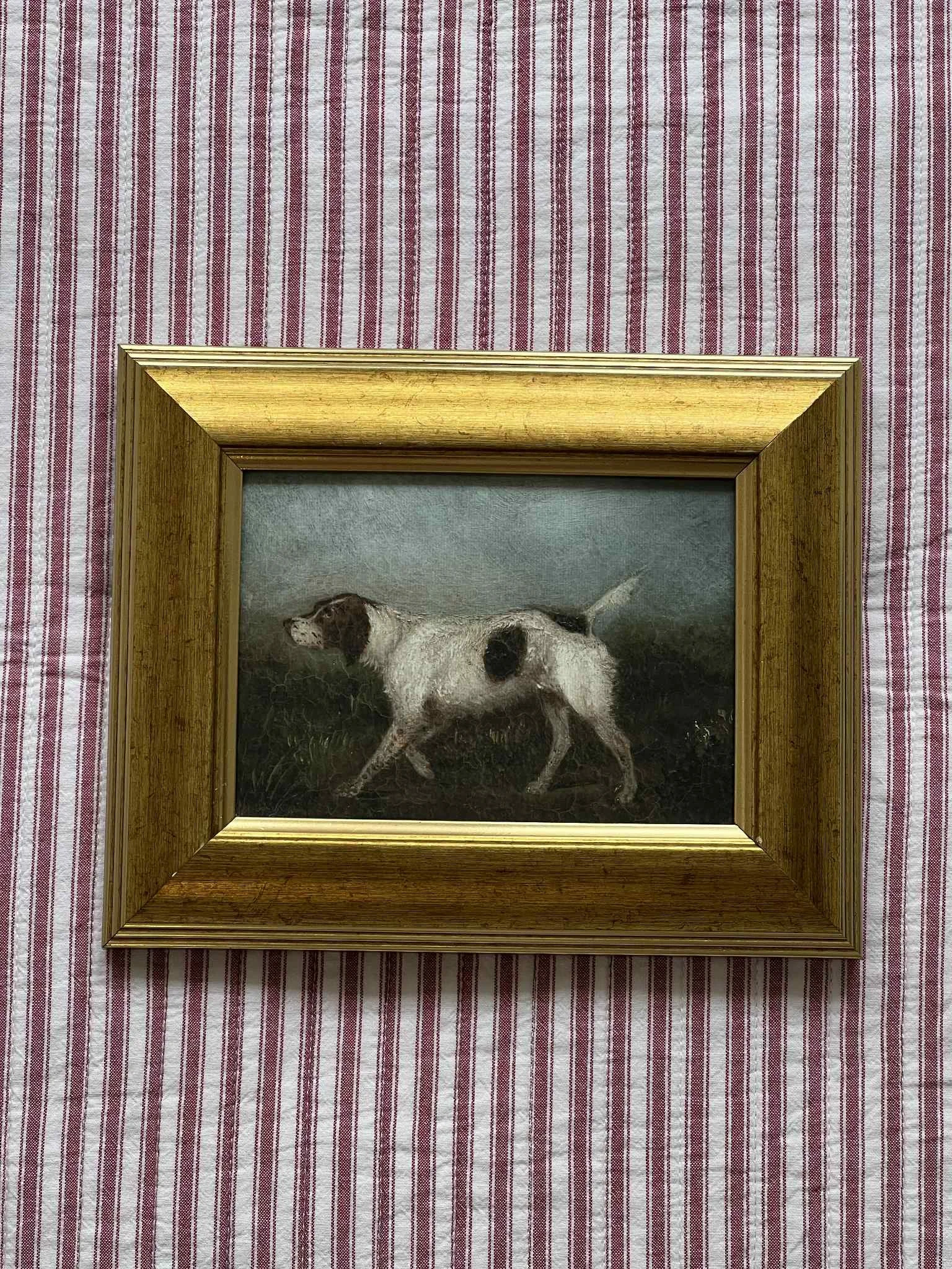 'Wondering Pup' framed print