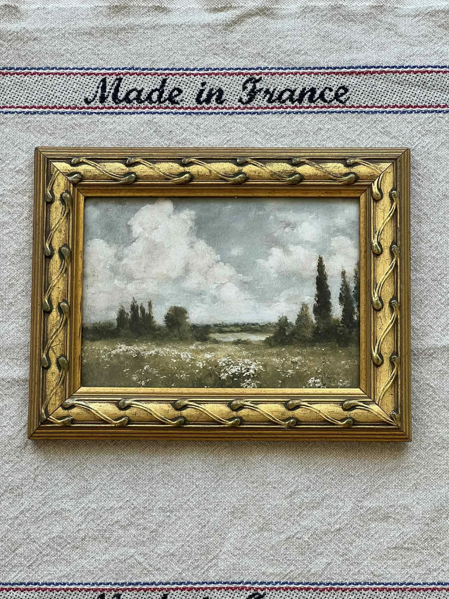 'Field in Bloom' framed print