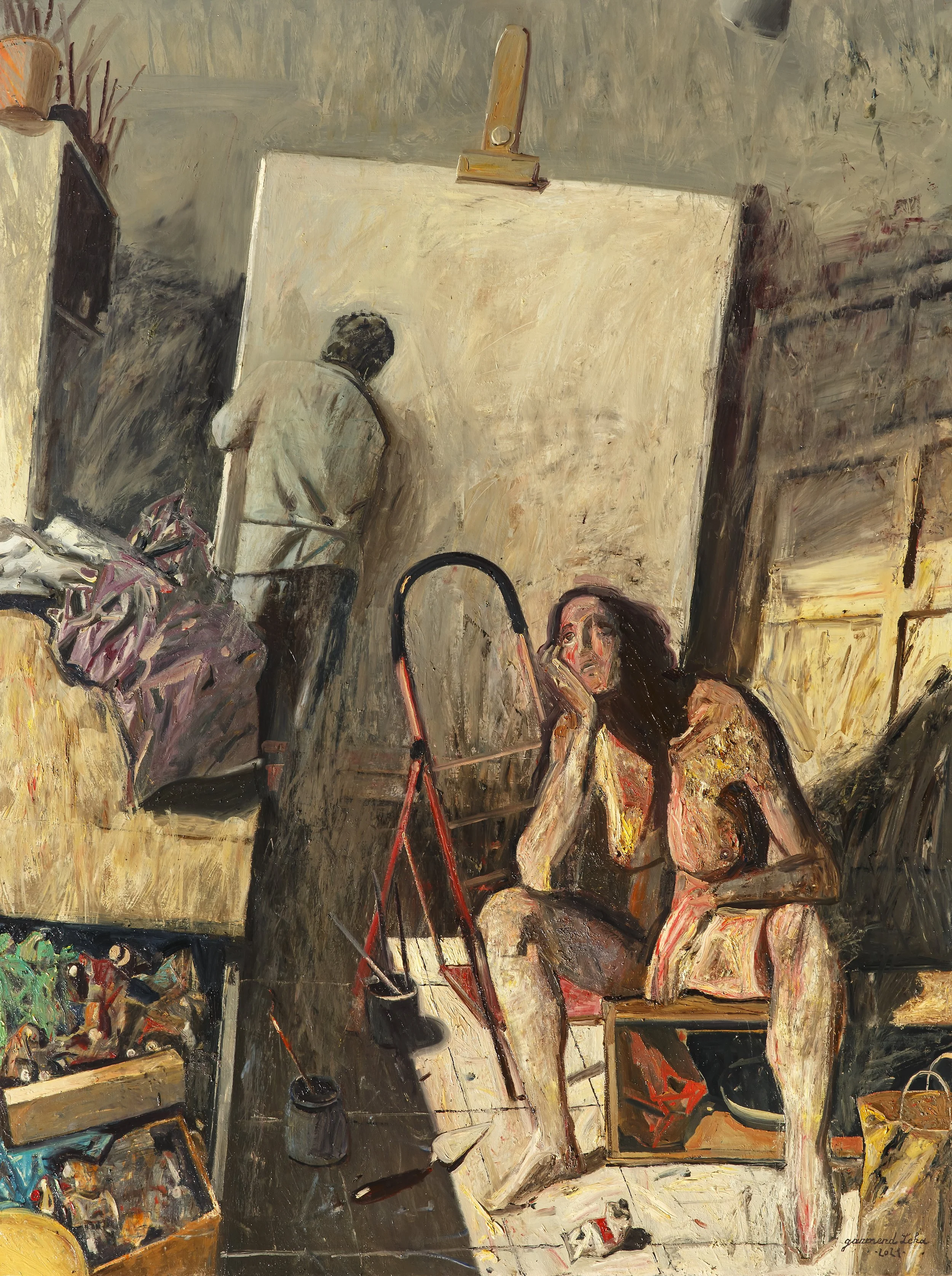 Oil on canvas 150 x 200 cm
