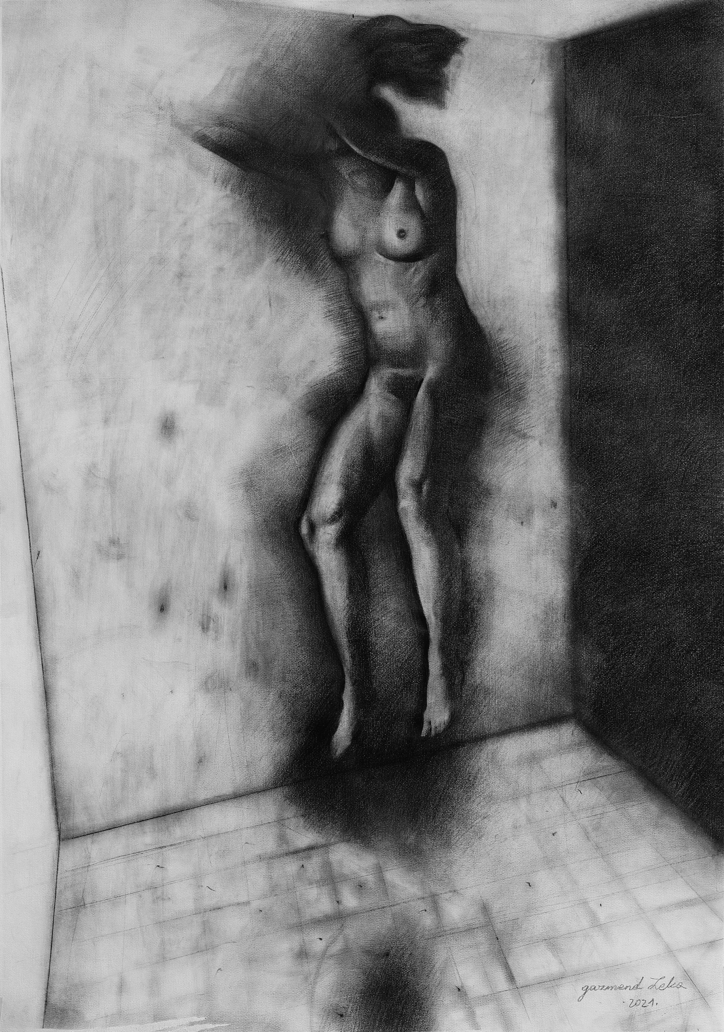 Pencil on paper 70 x 100 cm