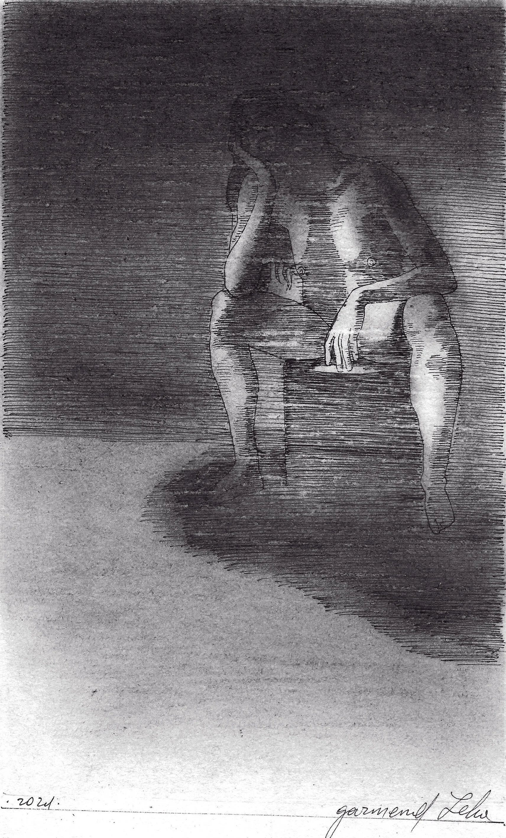 Pencil on paper 20 x 30 cm