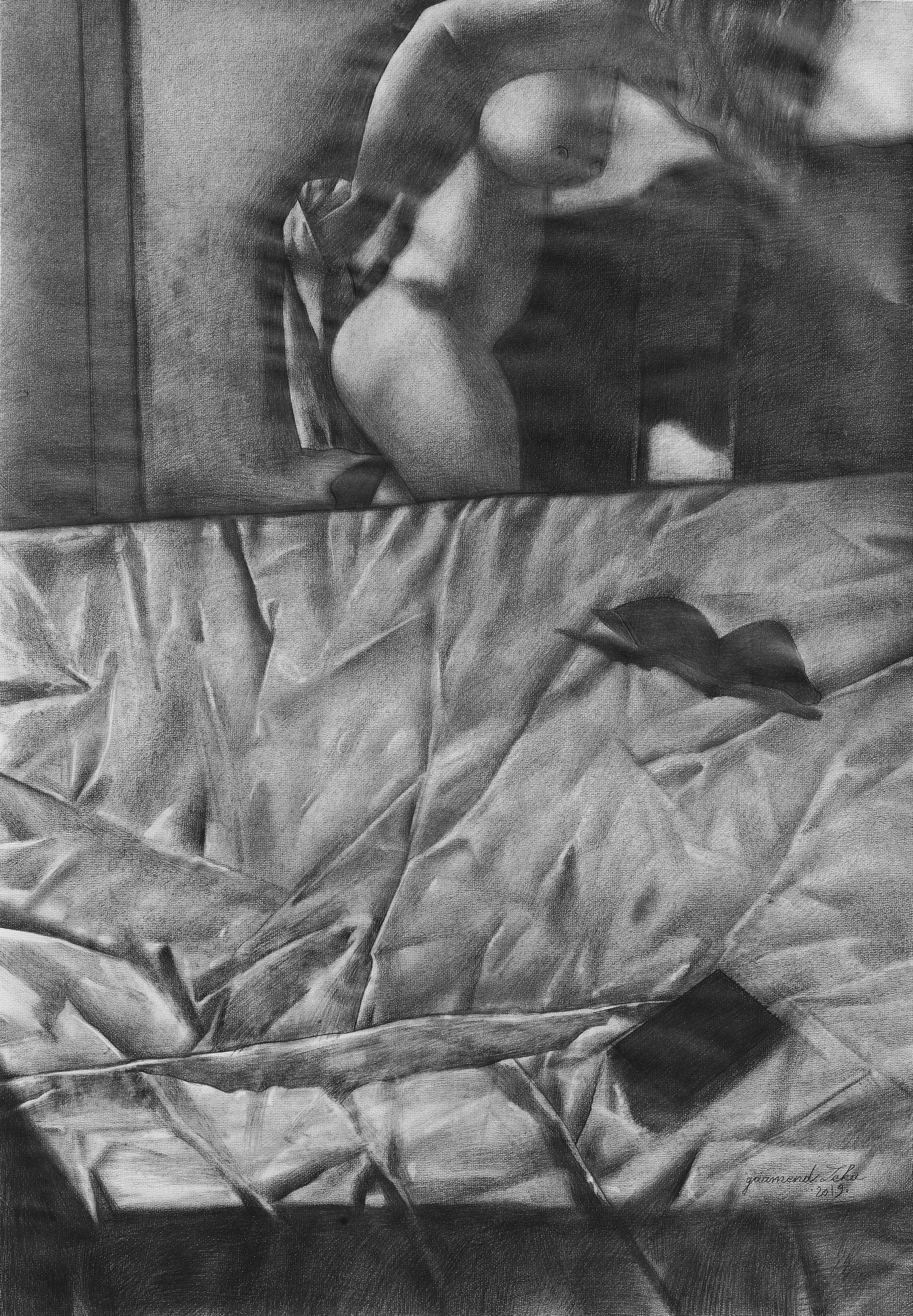 Pencil on paper 70 x 100 cm