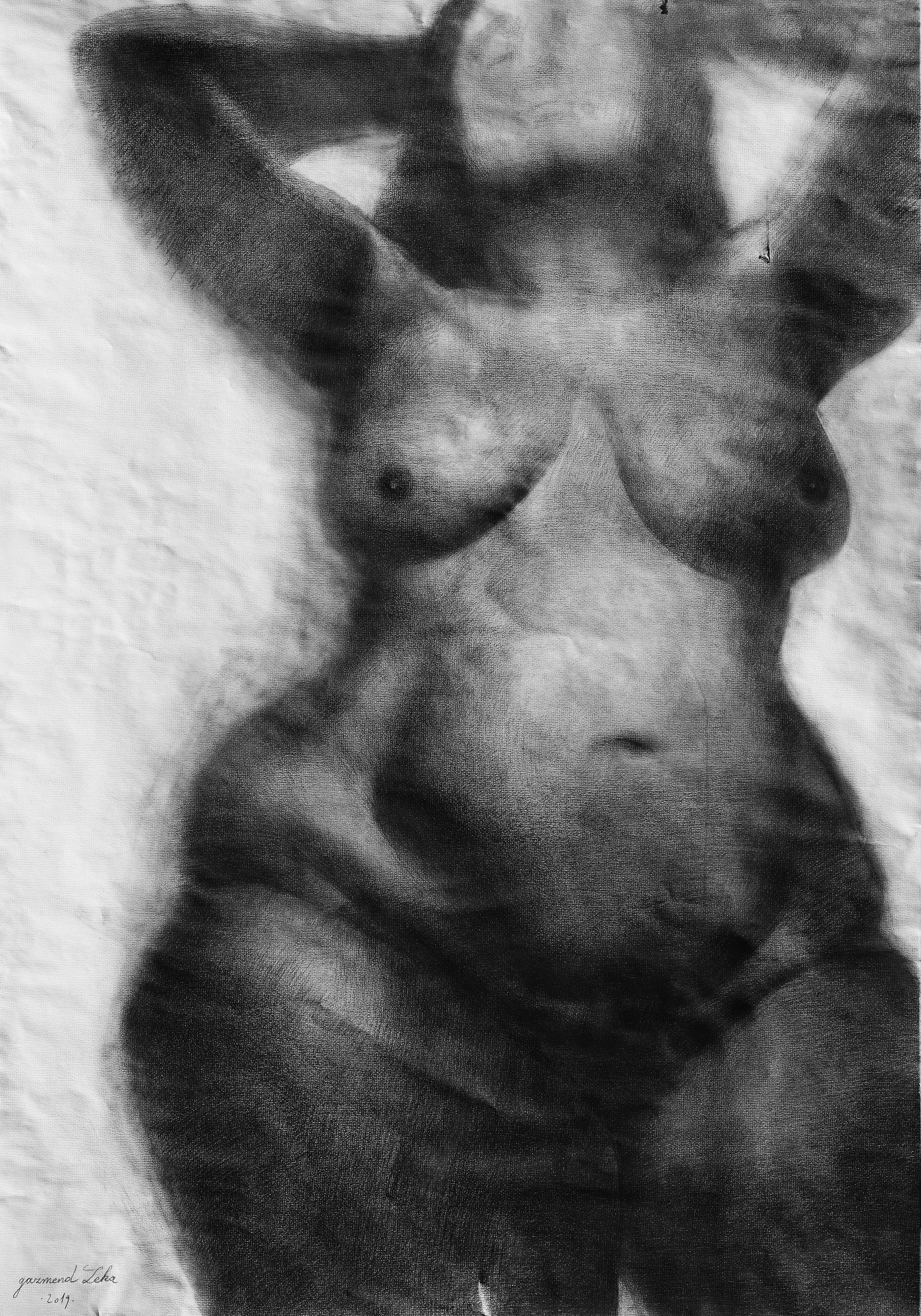 Pencil on paper 70 x 100 cm