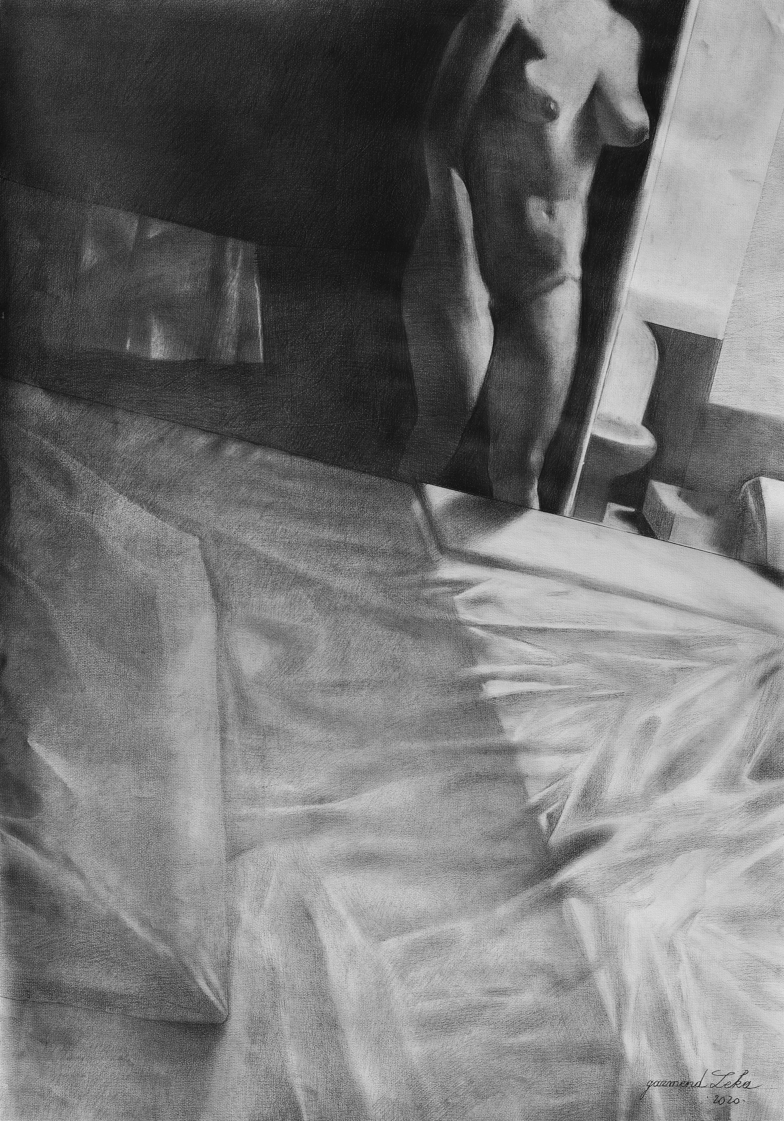 Pencil on paper 70 x 100 cm