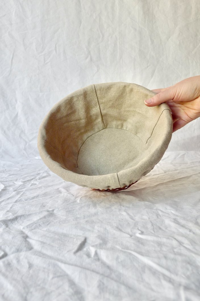 Round wicker banneton