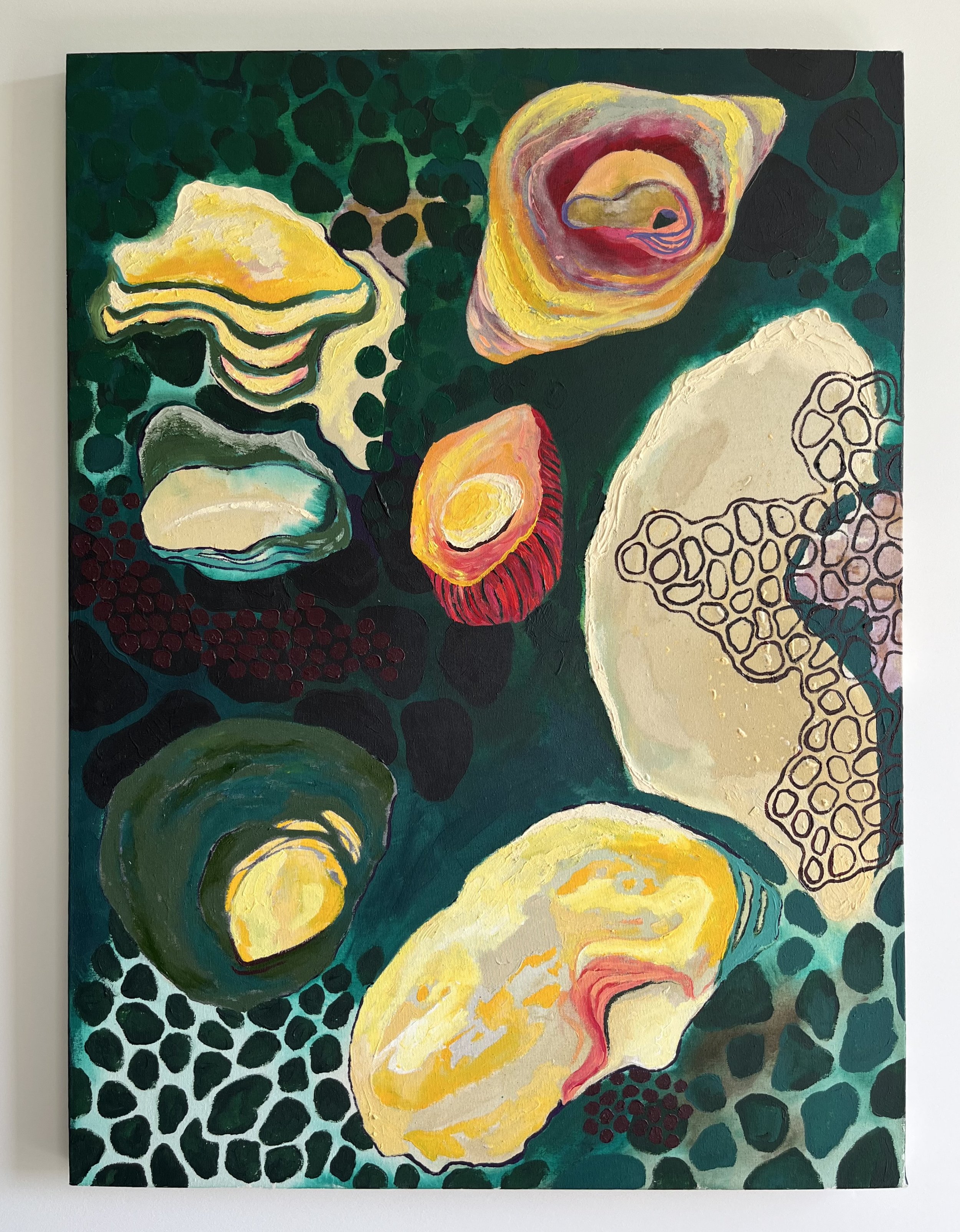 SOLD
acrylic and sand on stretched canvas - 48 x 35 inches