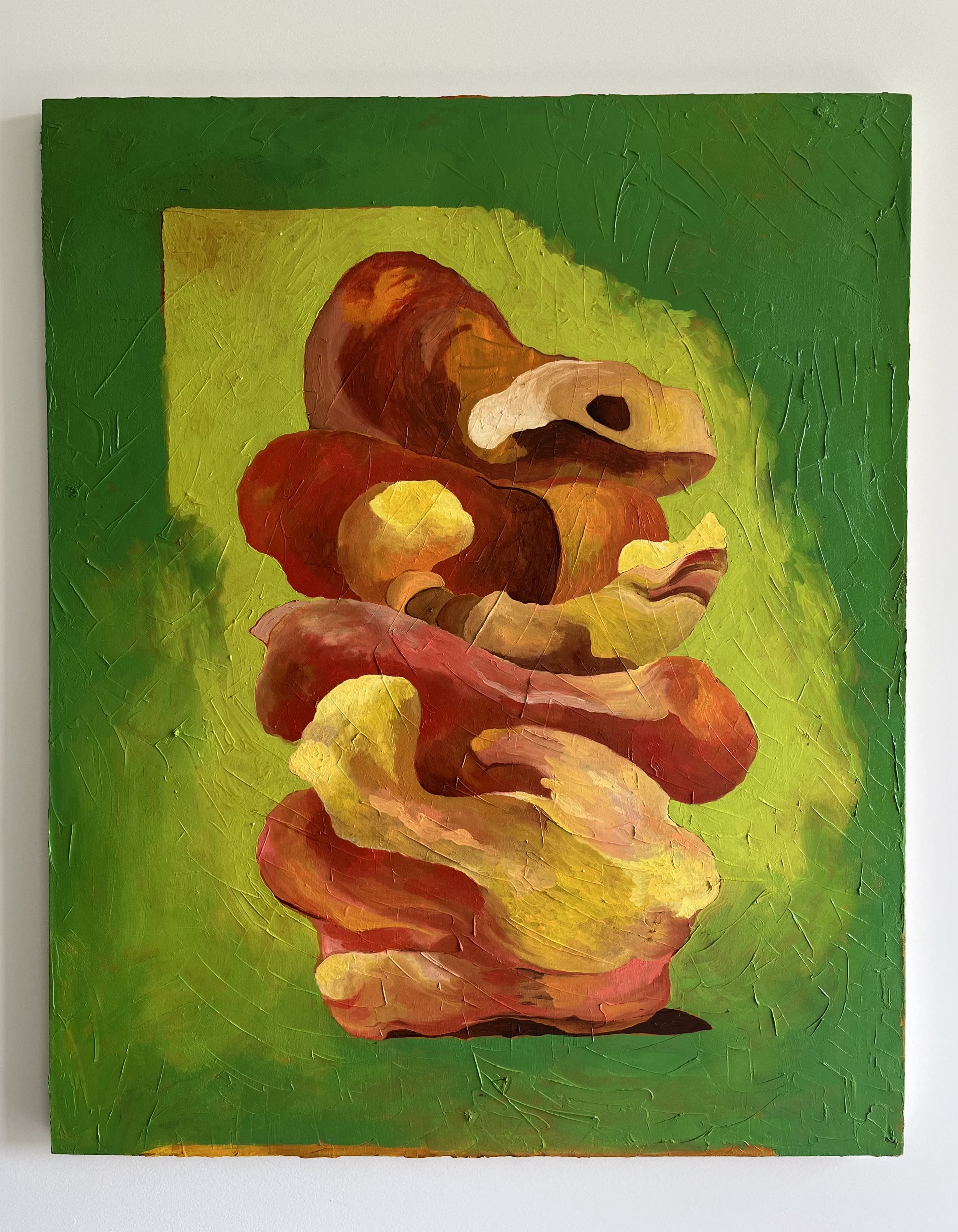 idle - oil on stretched canvas - 38 x 31 inches