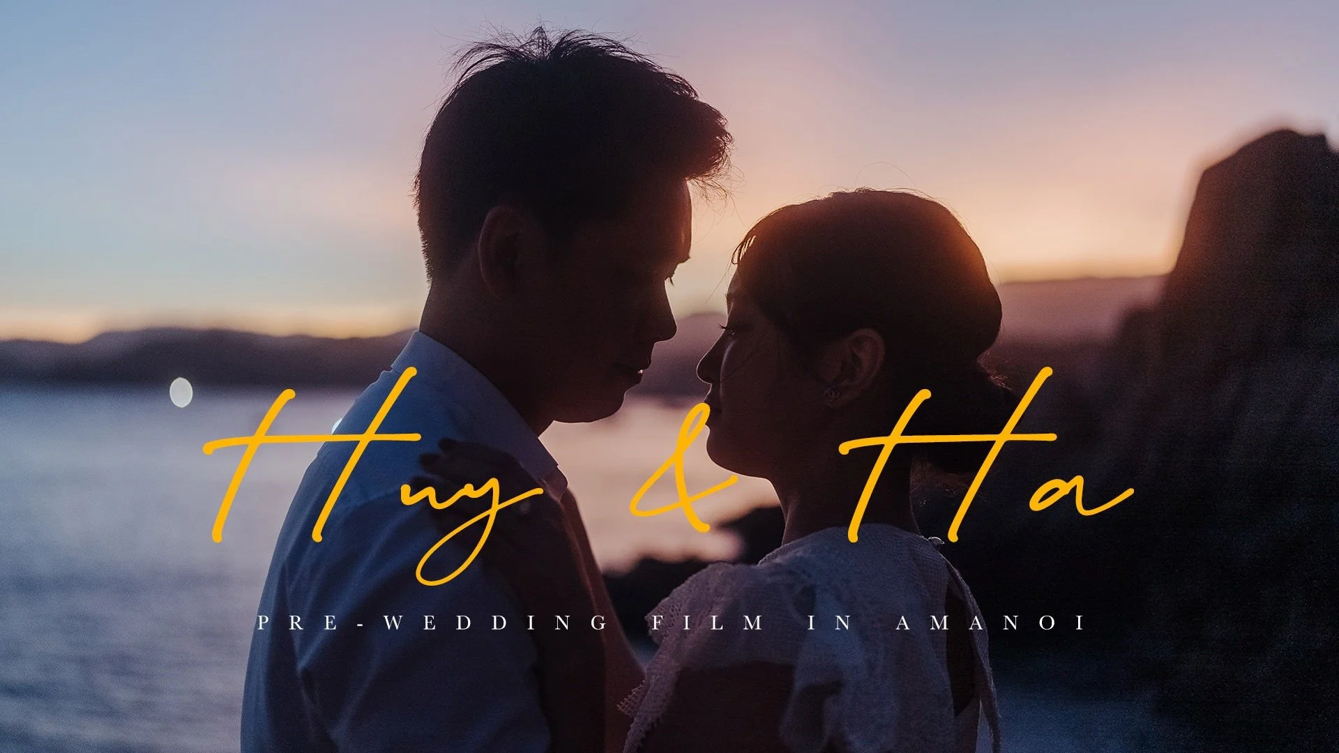 Huy + Ha | Pre-Wedding Film in Amanoi - Vinh Hy