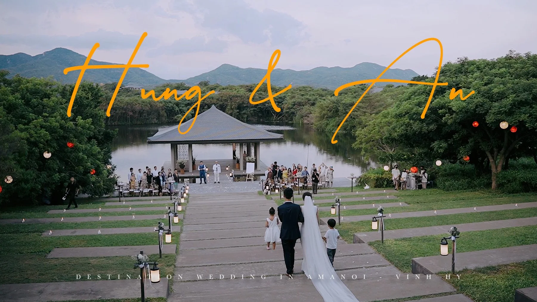 Destination Wedding Film in Quang Ngai & Amanoi Vinh Hy | Hung + An