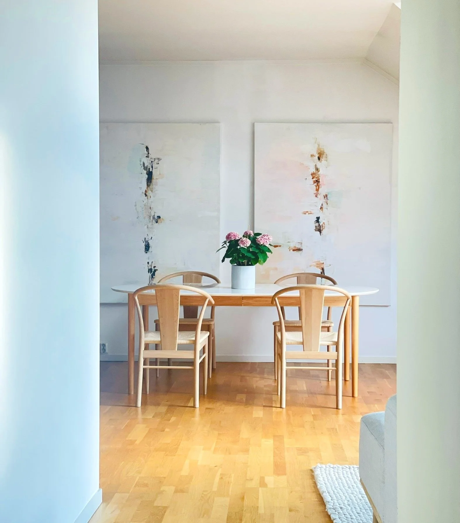 Akryl. 120x 150 cm  í rökkrinu