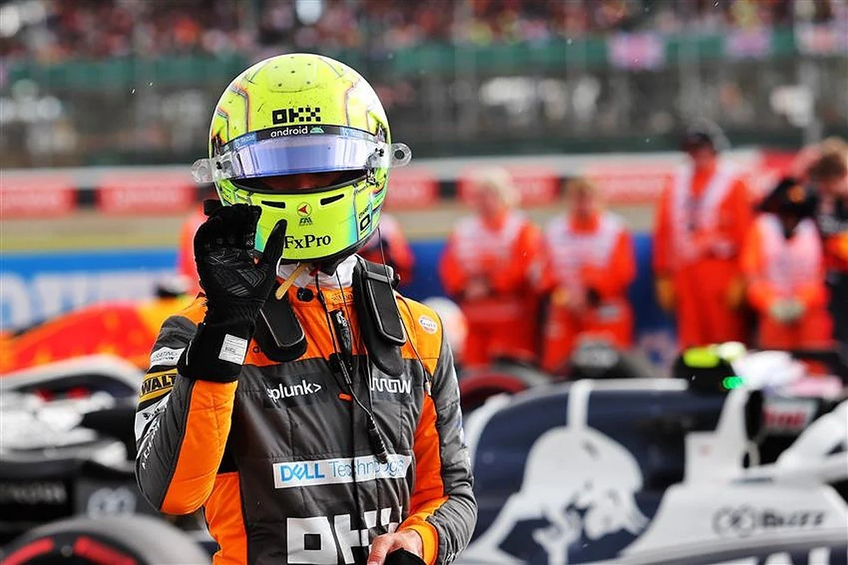 Lando Norris Secures Front-Row Start with Impressive 2nd Place Qualifying Finish!