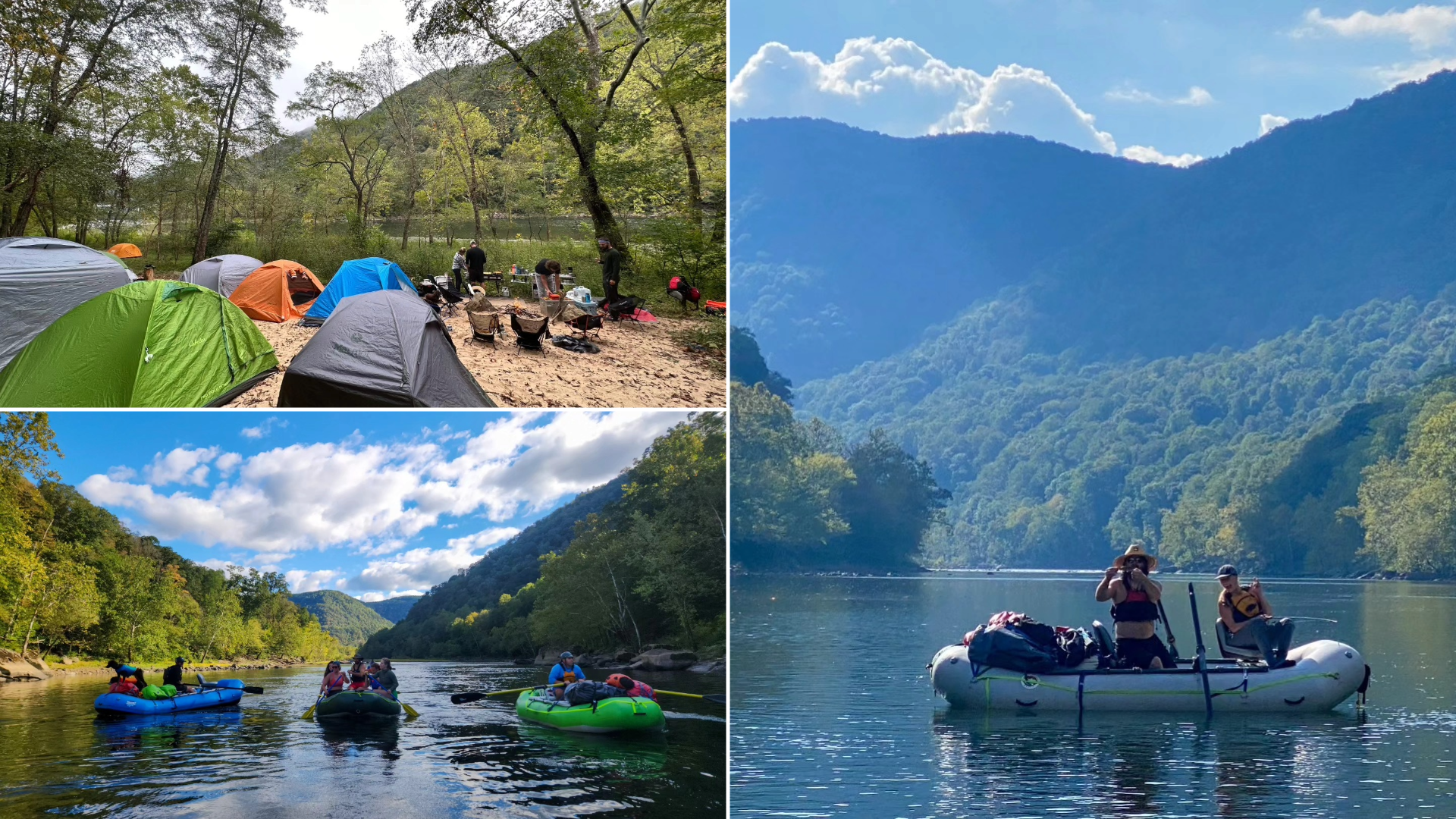 New River Multi-Day Overnight Raft & Kayak Trip