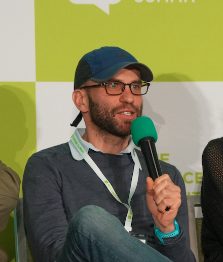 Seth Ariel Green presenting at Reducetarian Summit, October 2025.