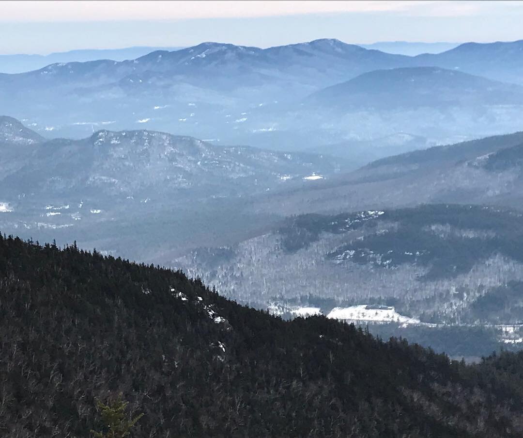 Mountain blues as seen from Whiteface 🔹
