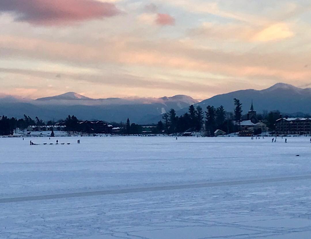 Mirror Lake magic ❄️⛸🛷