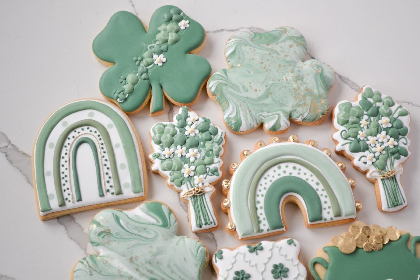 Happy St. Patrick&rsquo;s Day☘️

#stpatricksday☘️ #stpatricksdaycookies #fauquiercounty #visitfauquier #shamrockcookies