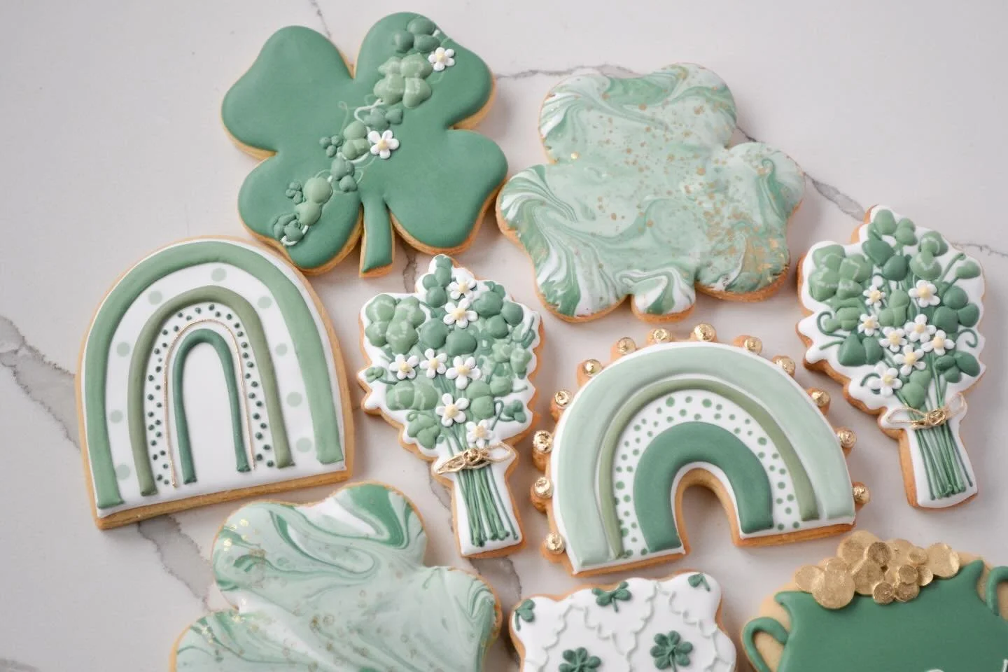 Happy St. Patrick&rsquo;s Day☘️

#stpatricksday☘️ #stpatricksdaycookies #fauquiercounty #visitfauquier #shamrockcookies