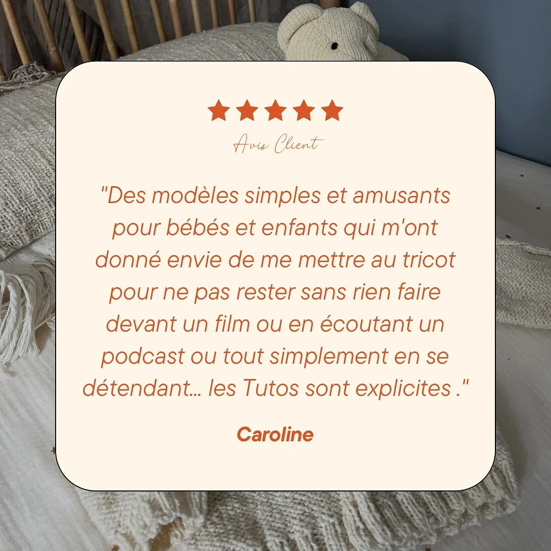 Un grand merci Caroline ! Ces mots me vont droit au cœur… Lire que mes modèles donnent envie de s’y (re)mettre me fait tellement plaisir 💛 ✨
Et vous, à quel moment aimez-vous tricoter ? Devant un film, en éco