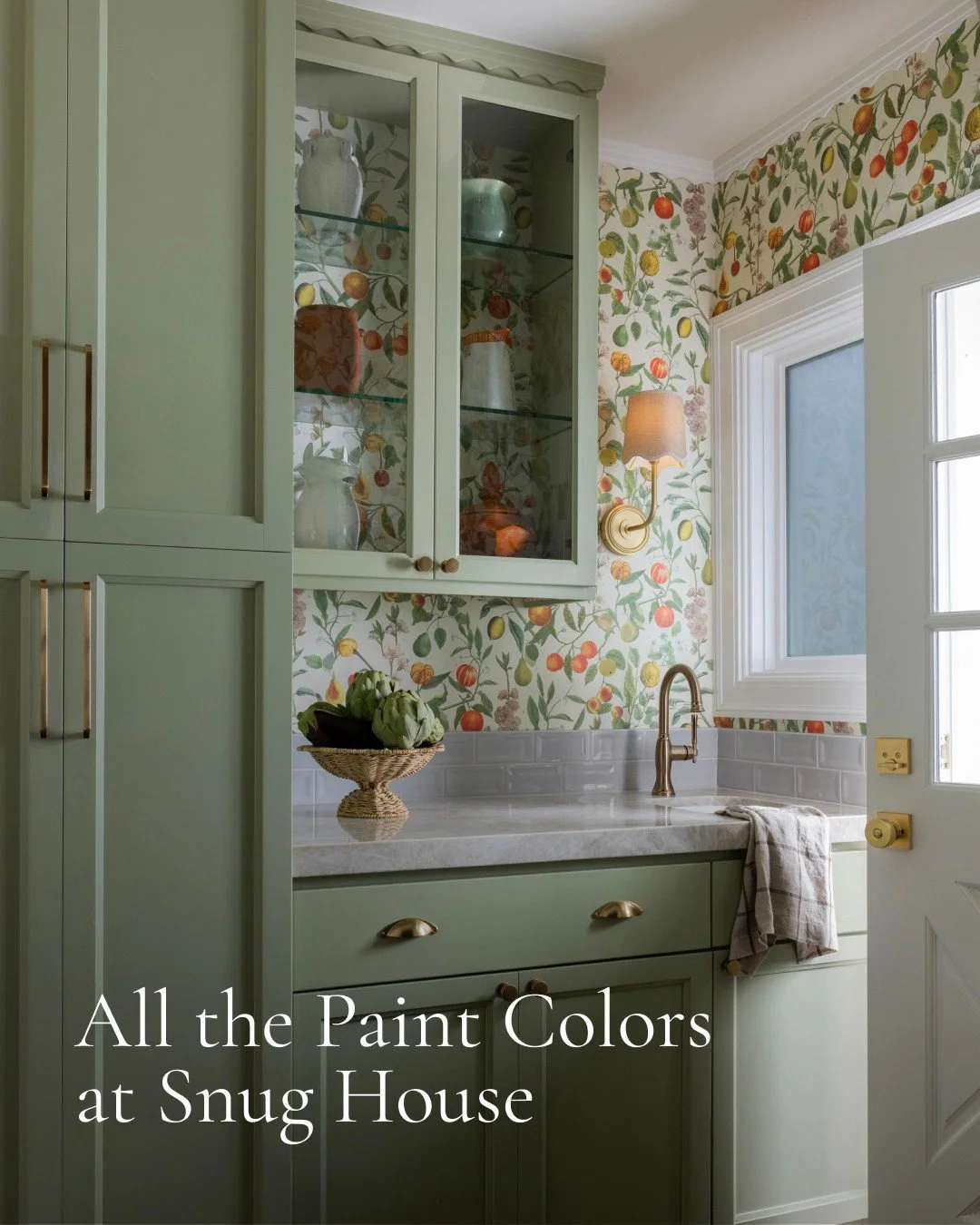 When you've been staring at swatches so long that you can't tell green from gray, we're here to help. ⁠
⁠
The right palette elevates a home into a cohesive work of art. Today, we're sharing the exact swatches from Snug House, a home drenched in chara