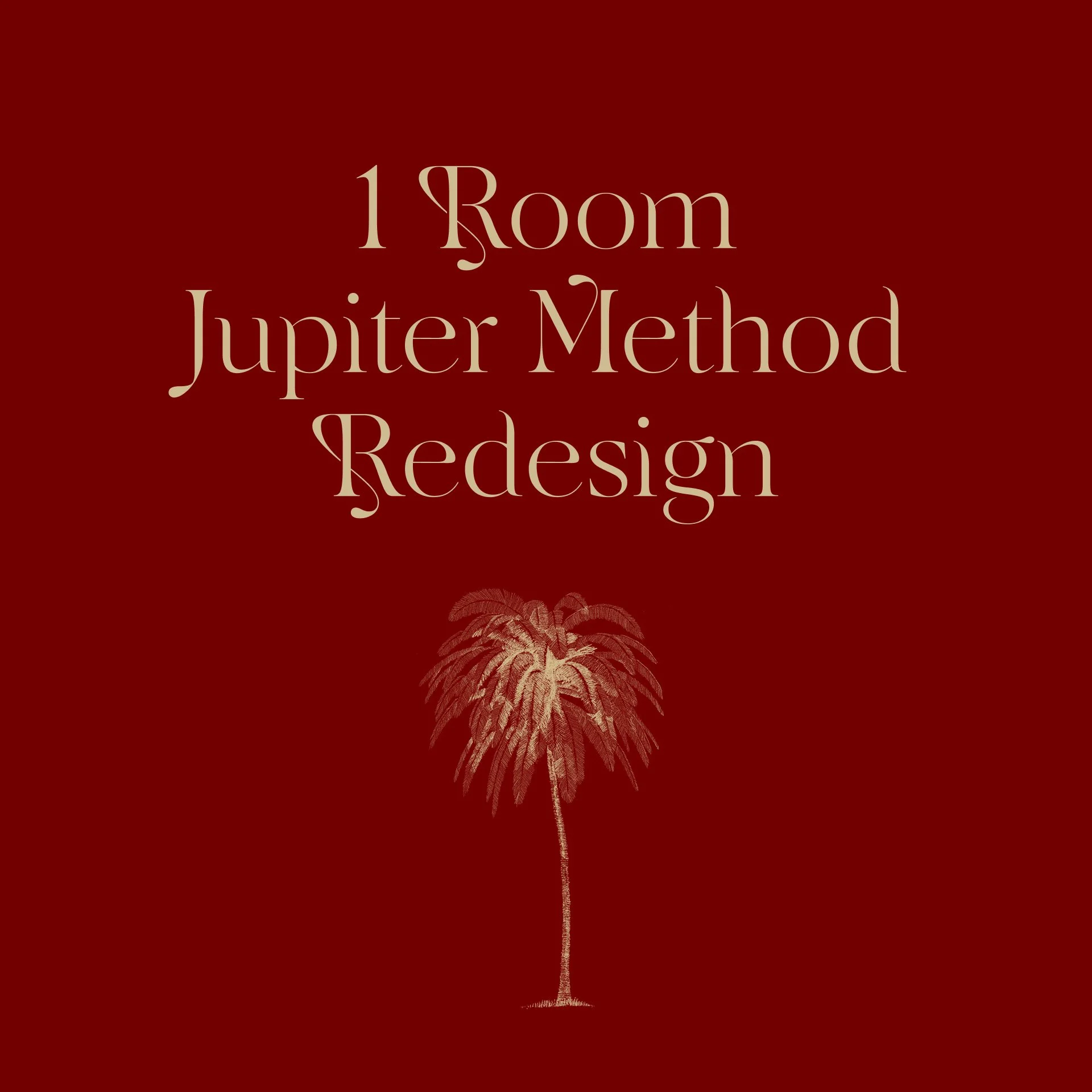 1 Room Jupiter Method Redesign