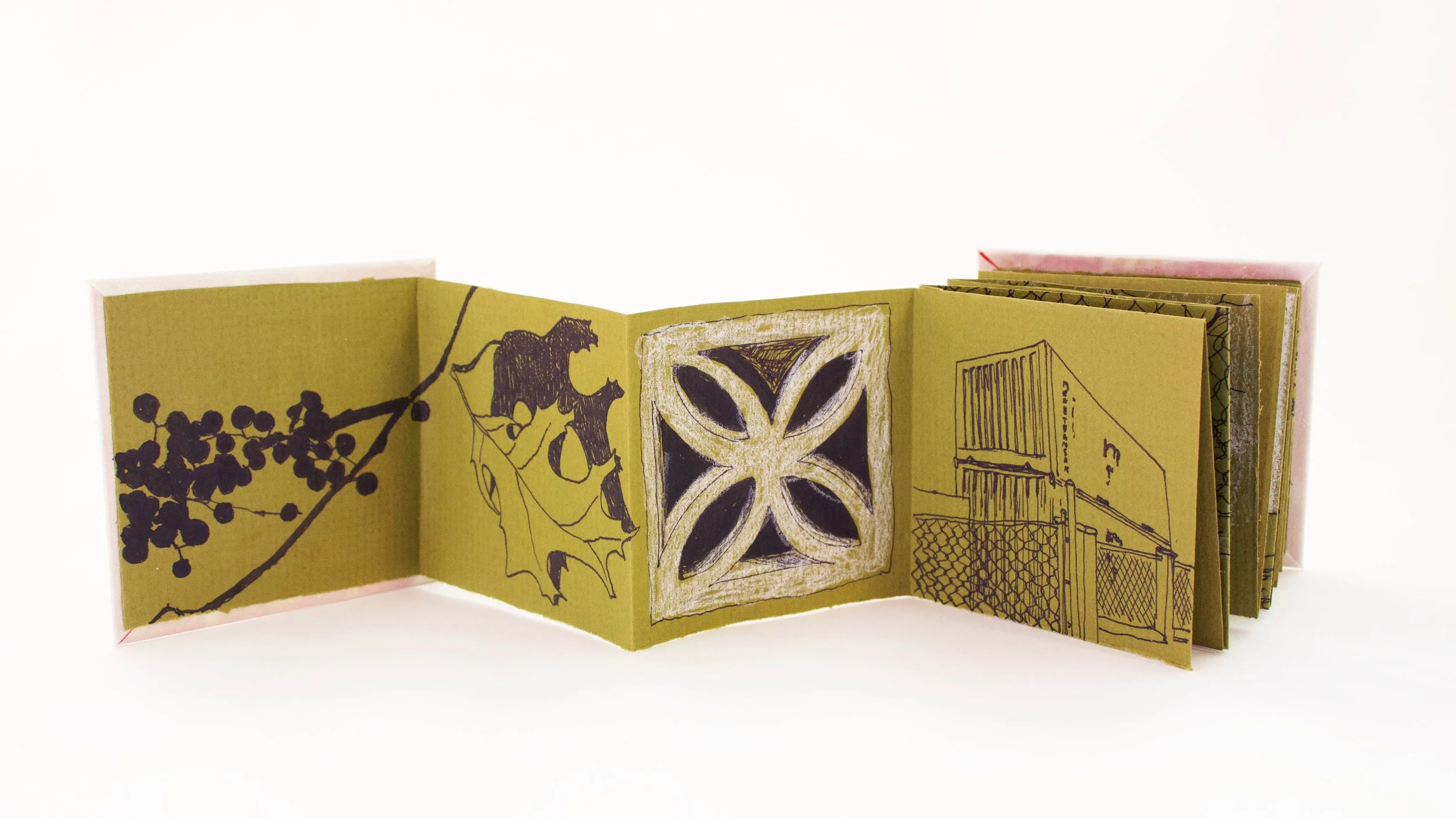 Walks (green)/Walks (blue)

2025, maze books with ink and graphite drawings, unopened dimensions: 3.5 x 3.5 inches 