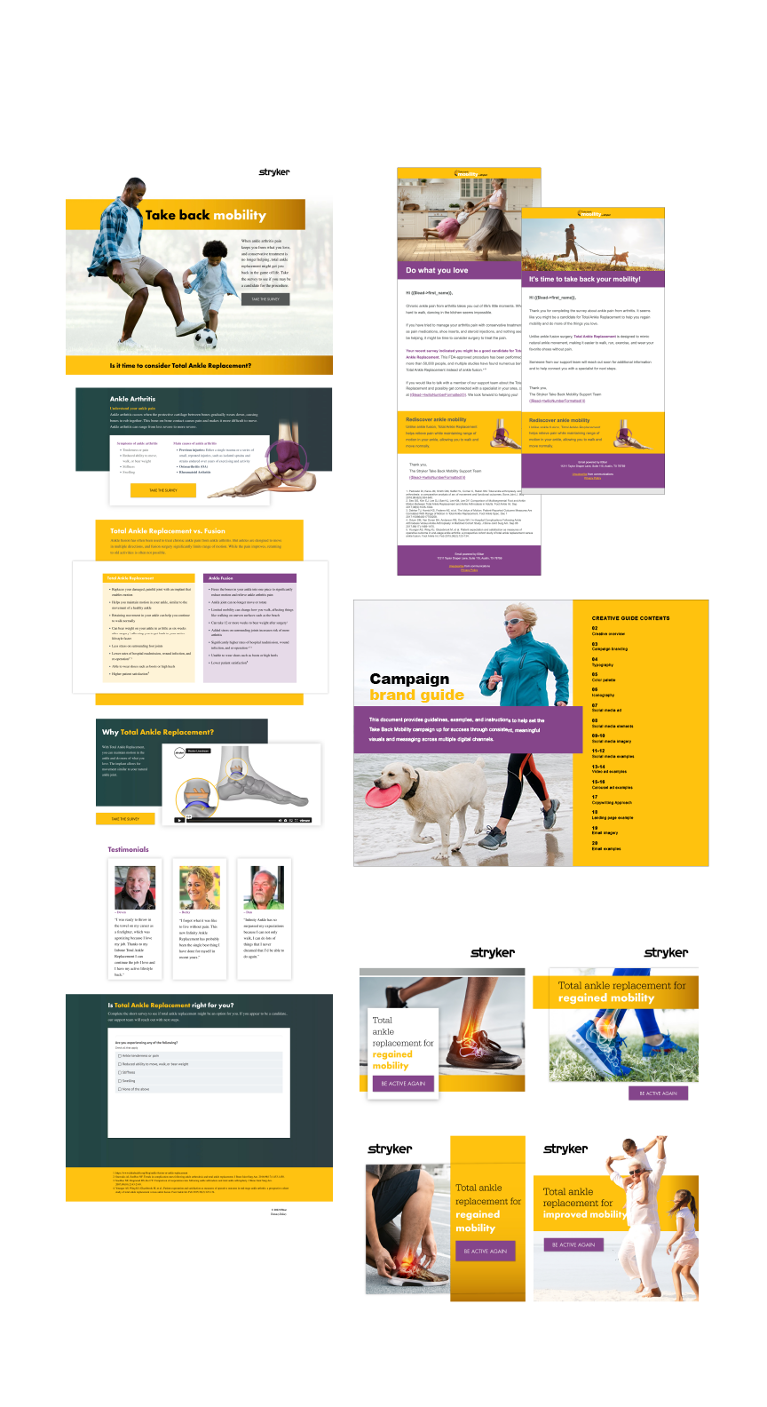 Stryker / digital creative/ brand guide