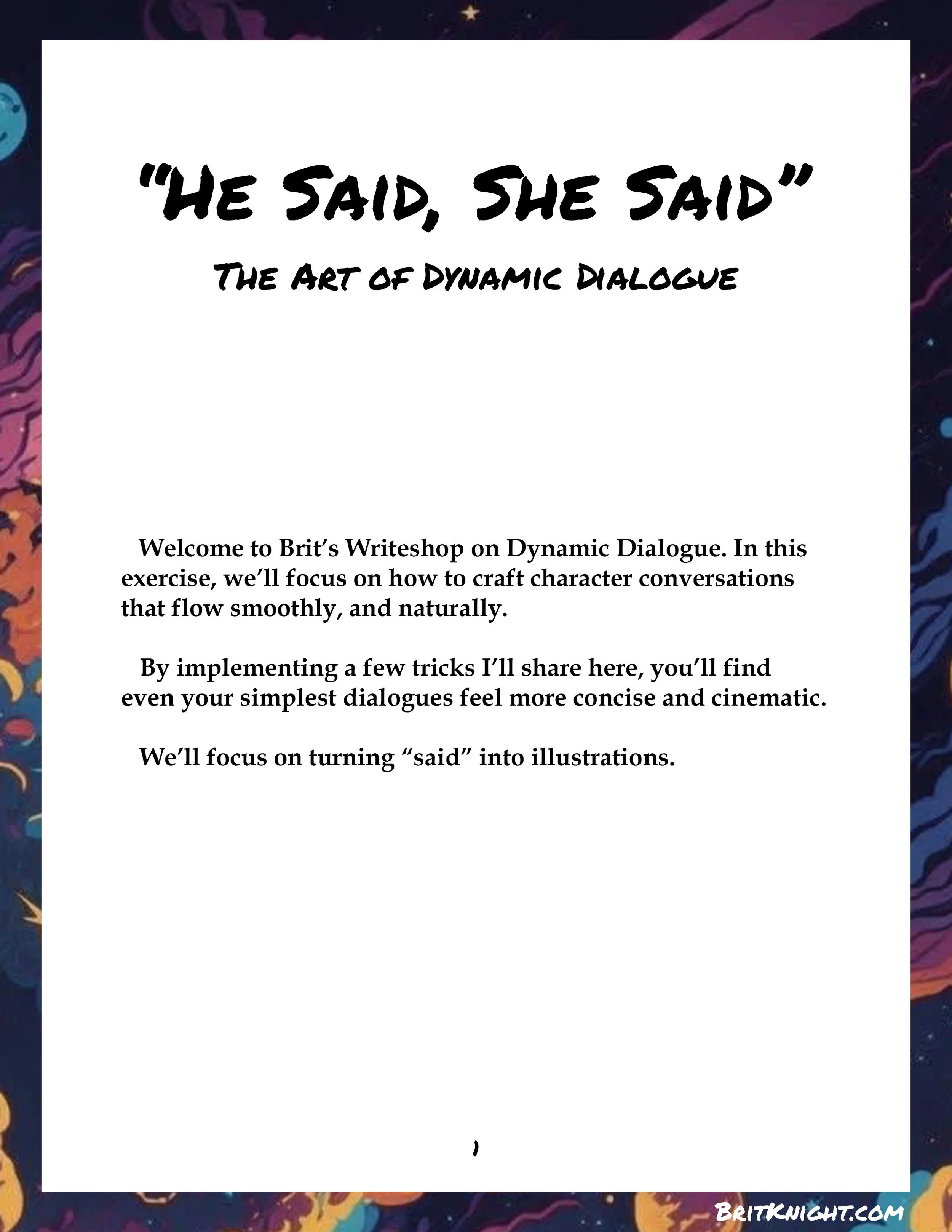 He Said, She Said