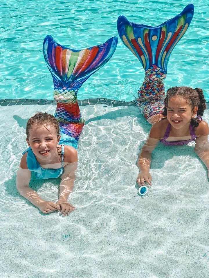 Kids swimming at Jackson Hills neighborhood pool