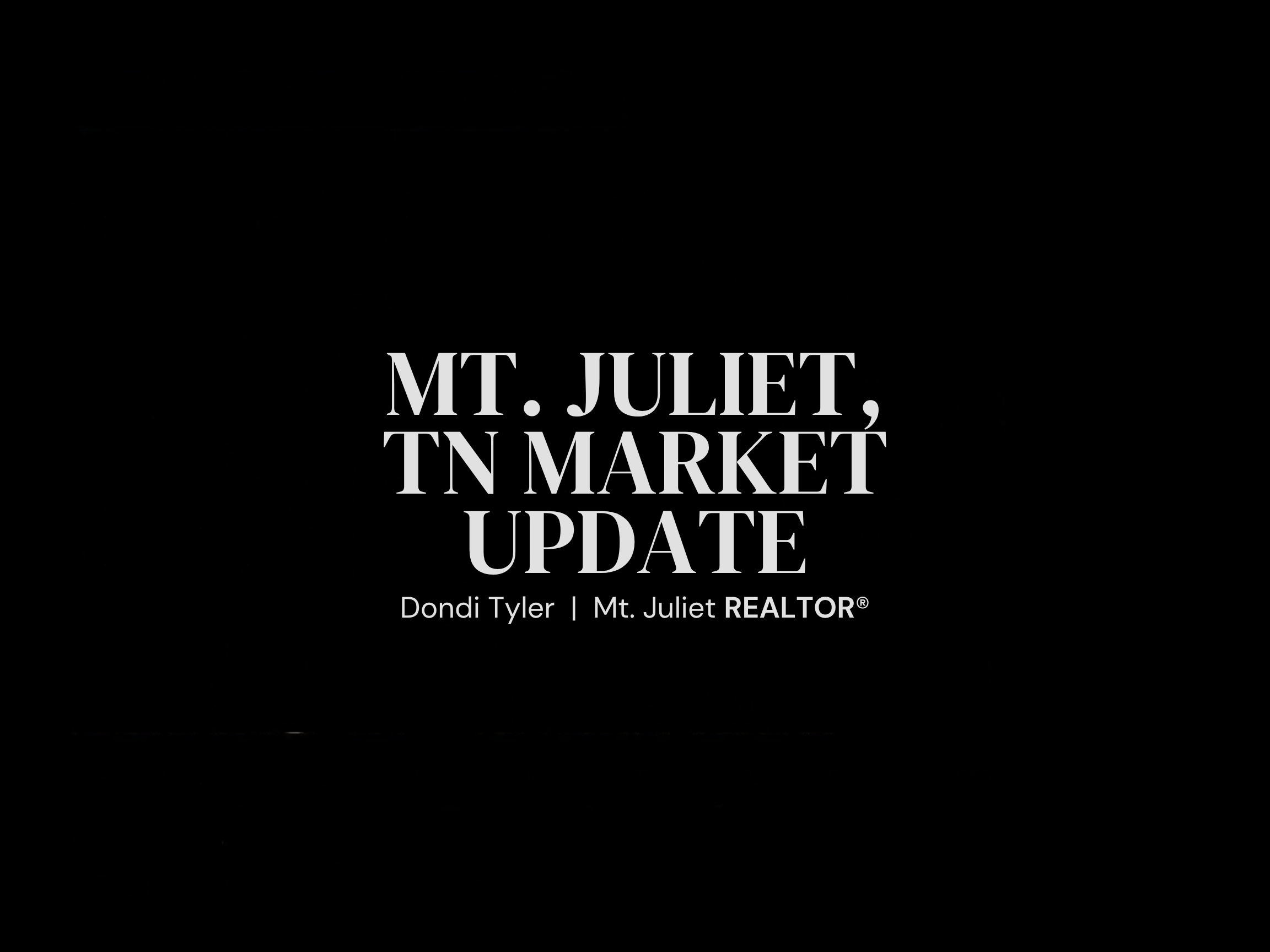 Mt. Juliet TN Real Estate Market Update: September 24, 2026