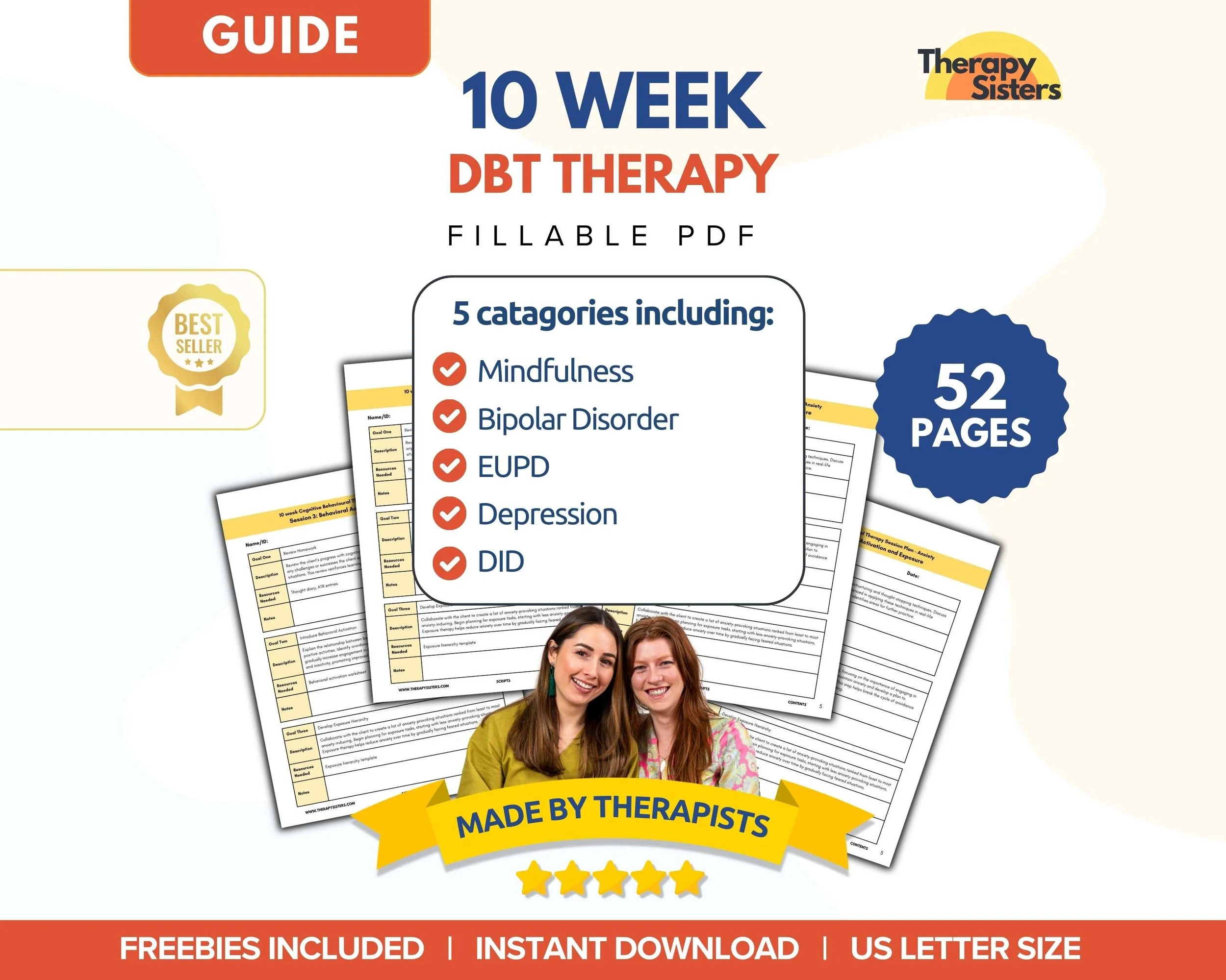 450 X DBT Therapy Questions — Therapy Sisters