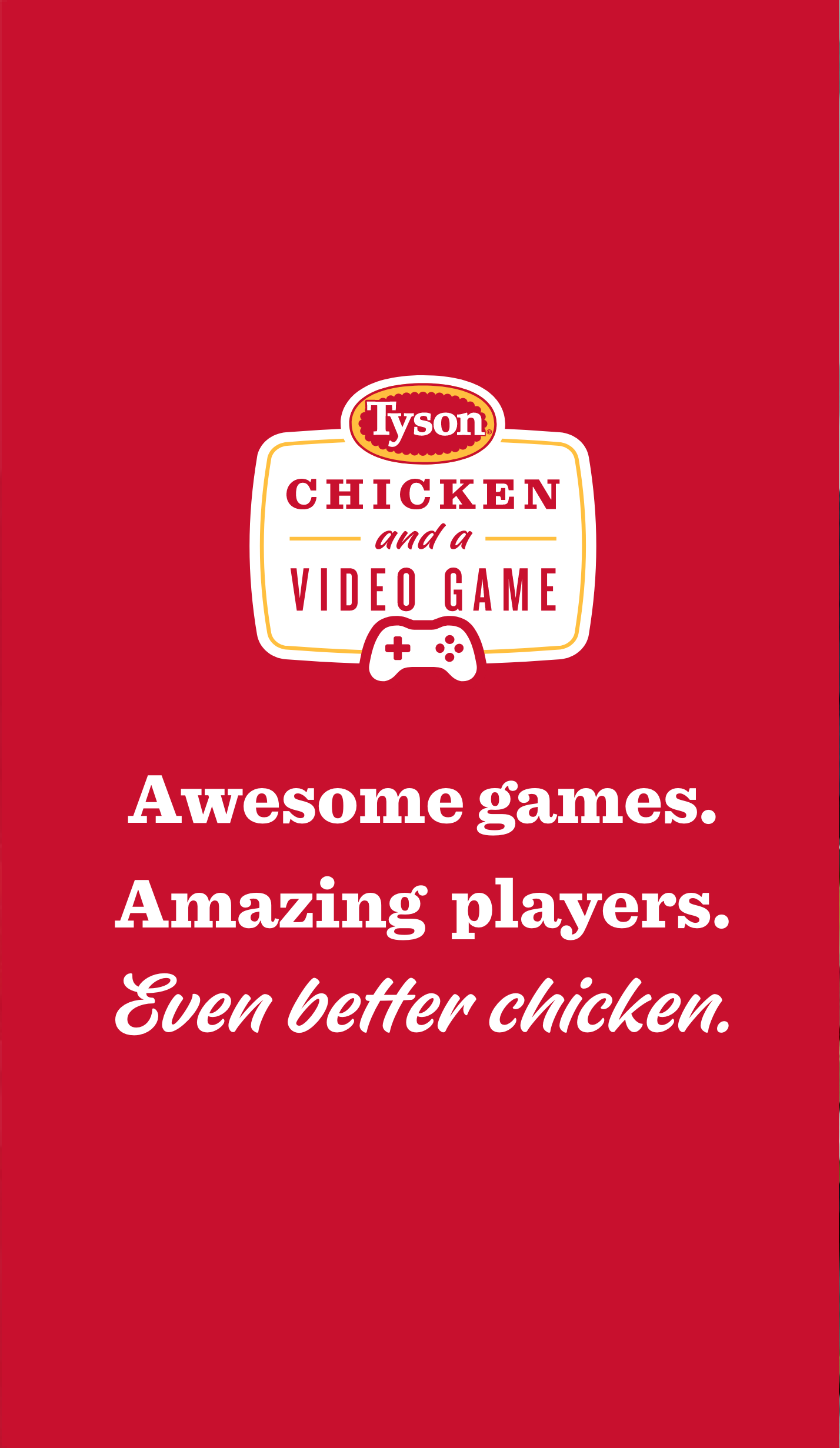 Tyson Chicken & a Video Game