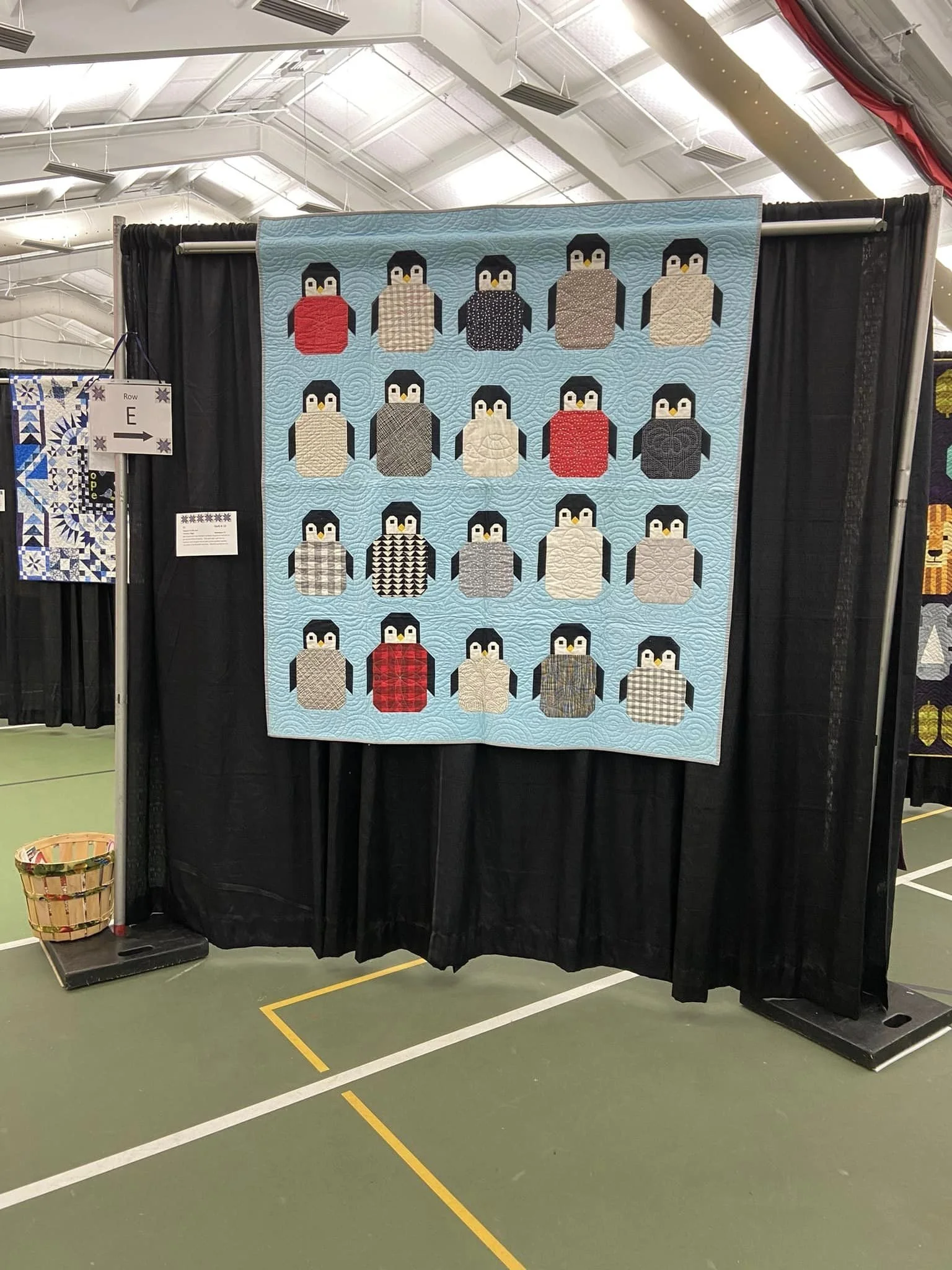 The quilt that started it all!  Custom Quilted