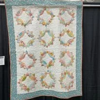 Applique - custom quilted