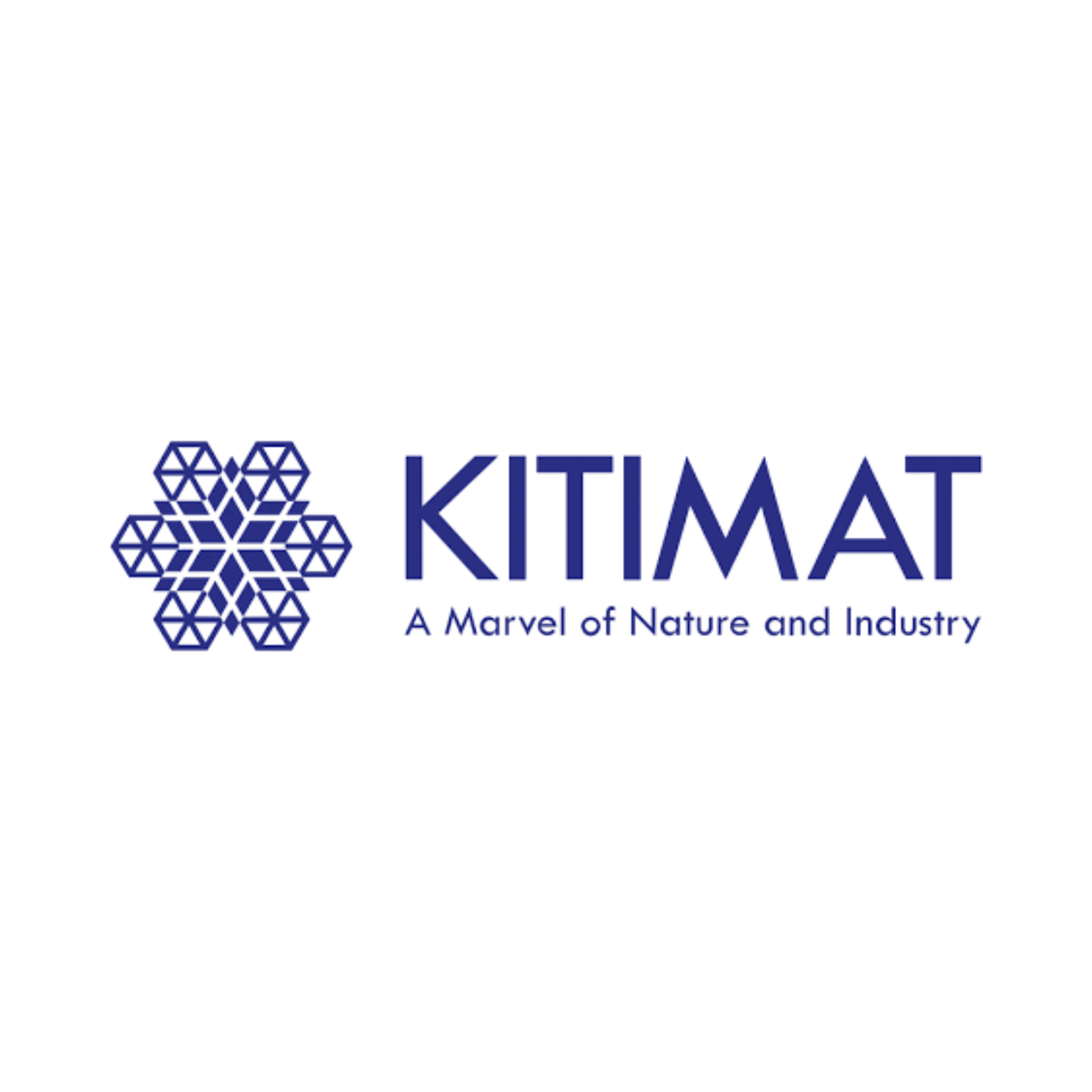 Logo of KITMAT with a geometric snowflake design and the tagline "A Marvel of Nature and Industry"