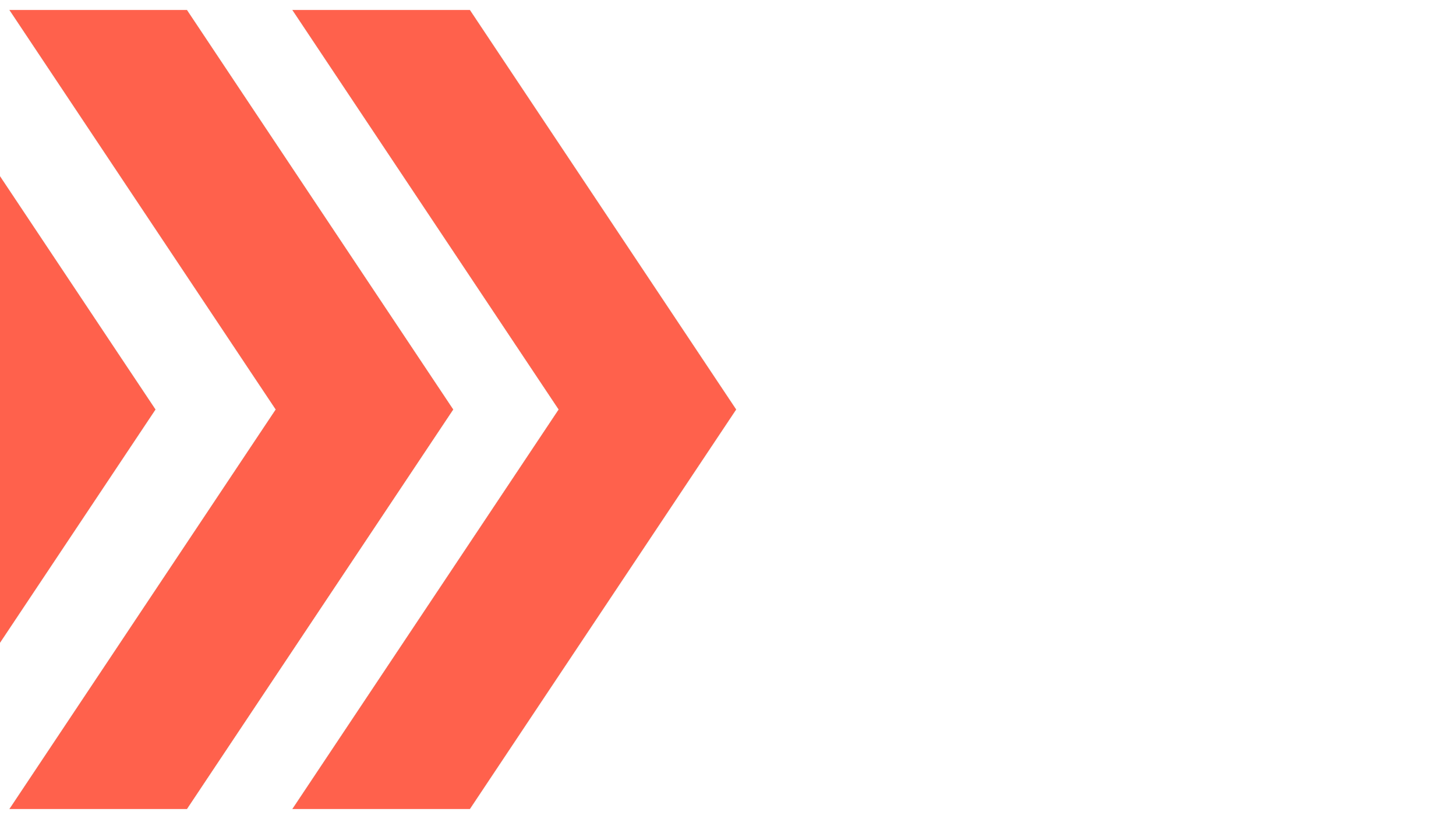 Black background with three red double arrows pointing right on the left side of the image.