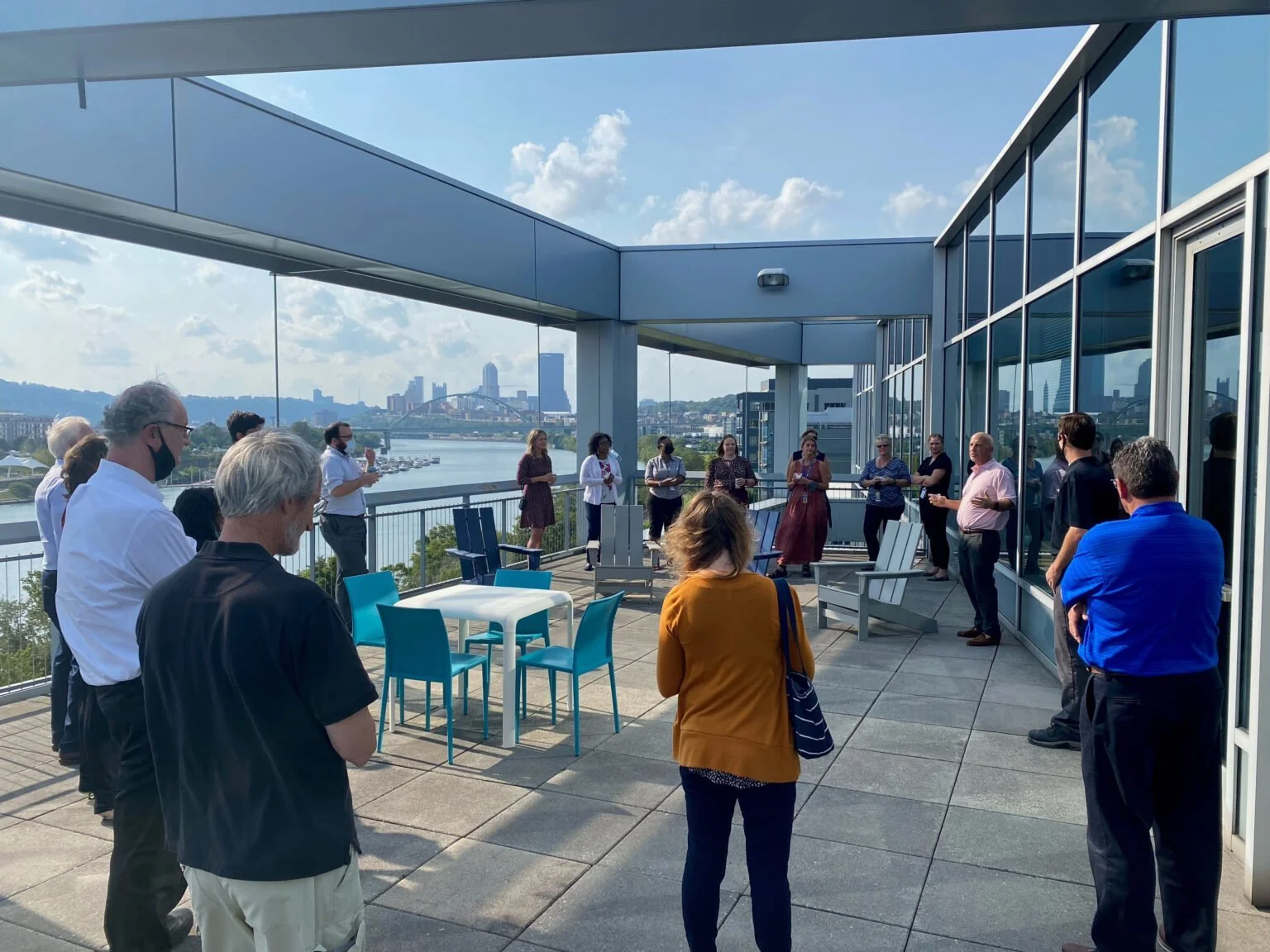 Cocktails and Community Building at Bridgeside
