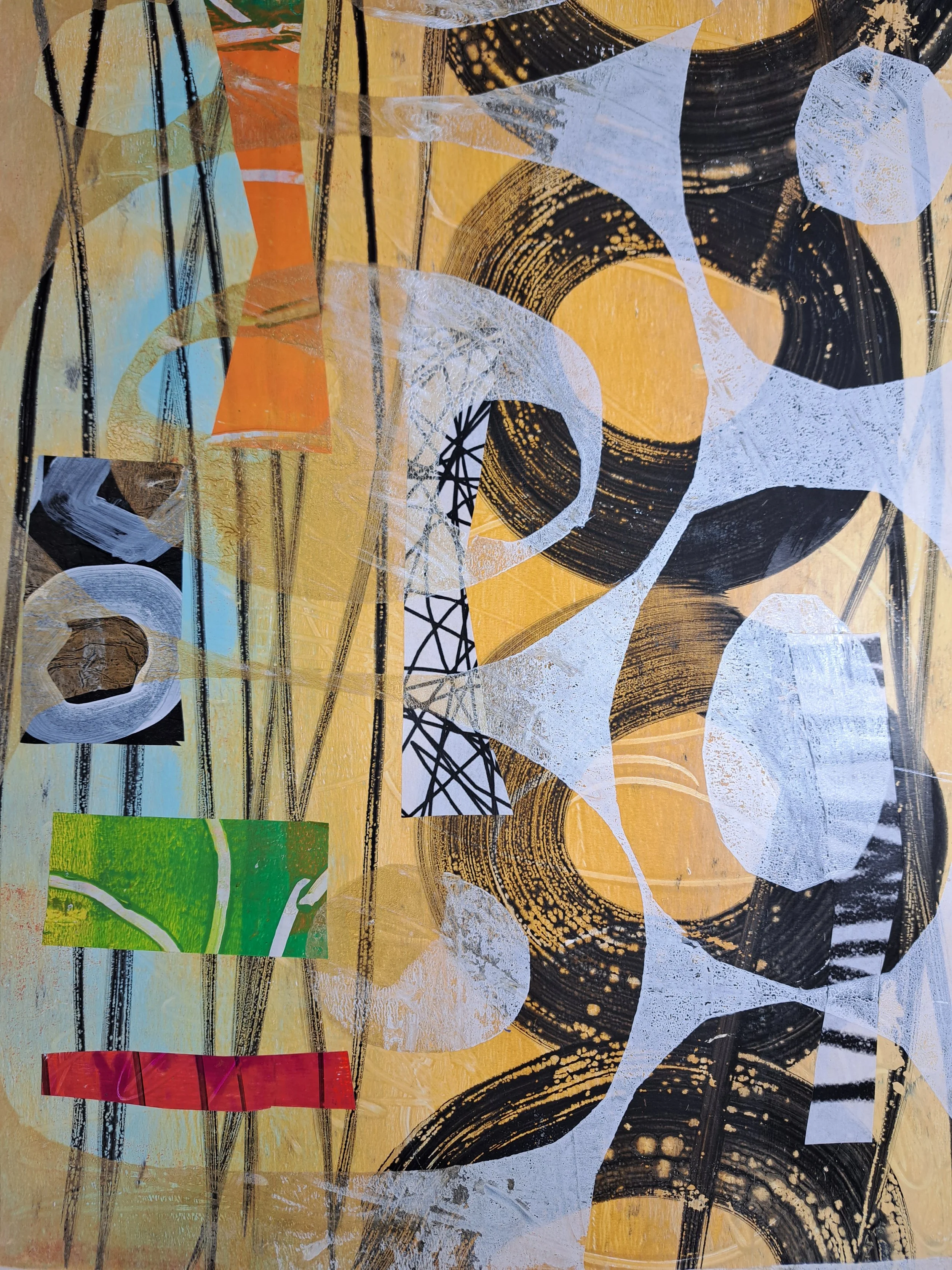 large format gelli print
