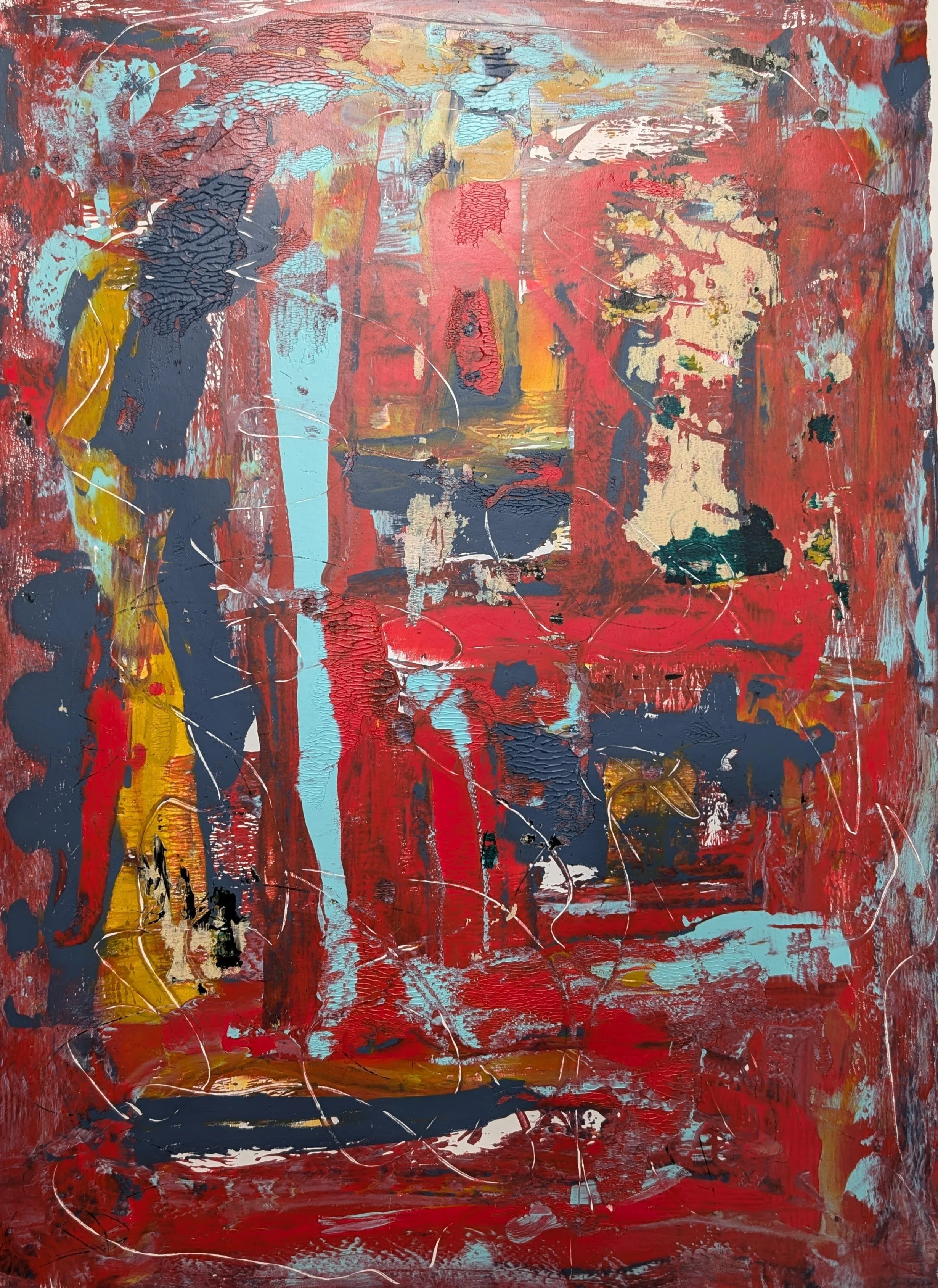 large format monoprint