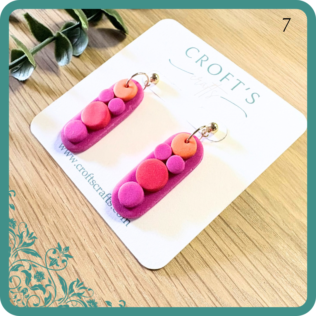 Dotty Red, Pink & Orange