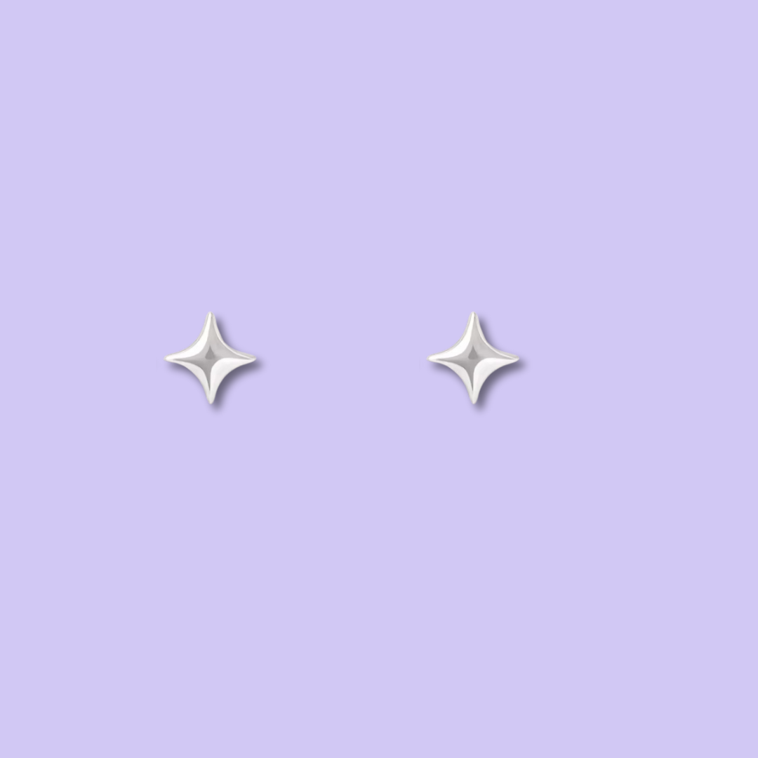 Silver Twinkle Studs
