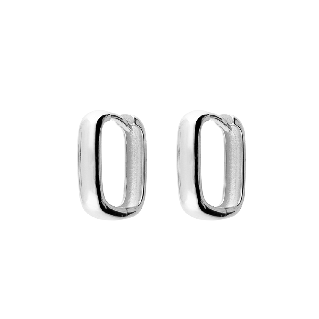 Silver Sid Hoops
