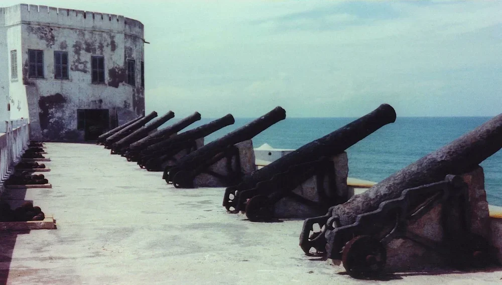 The Cannons of Cape Coast Castle, Ghana 2002.