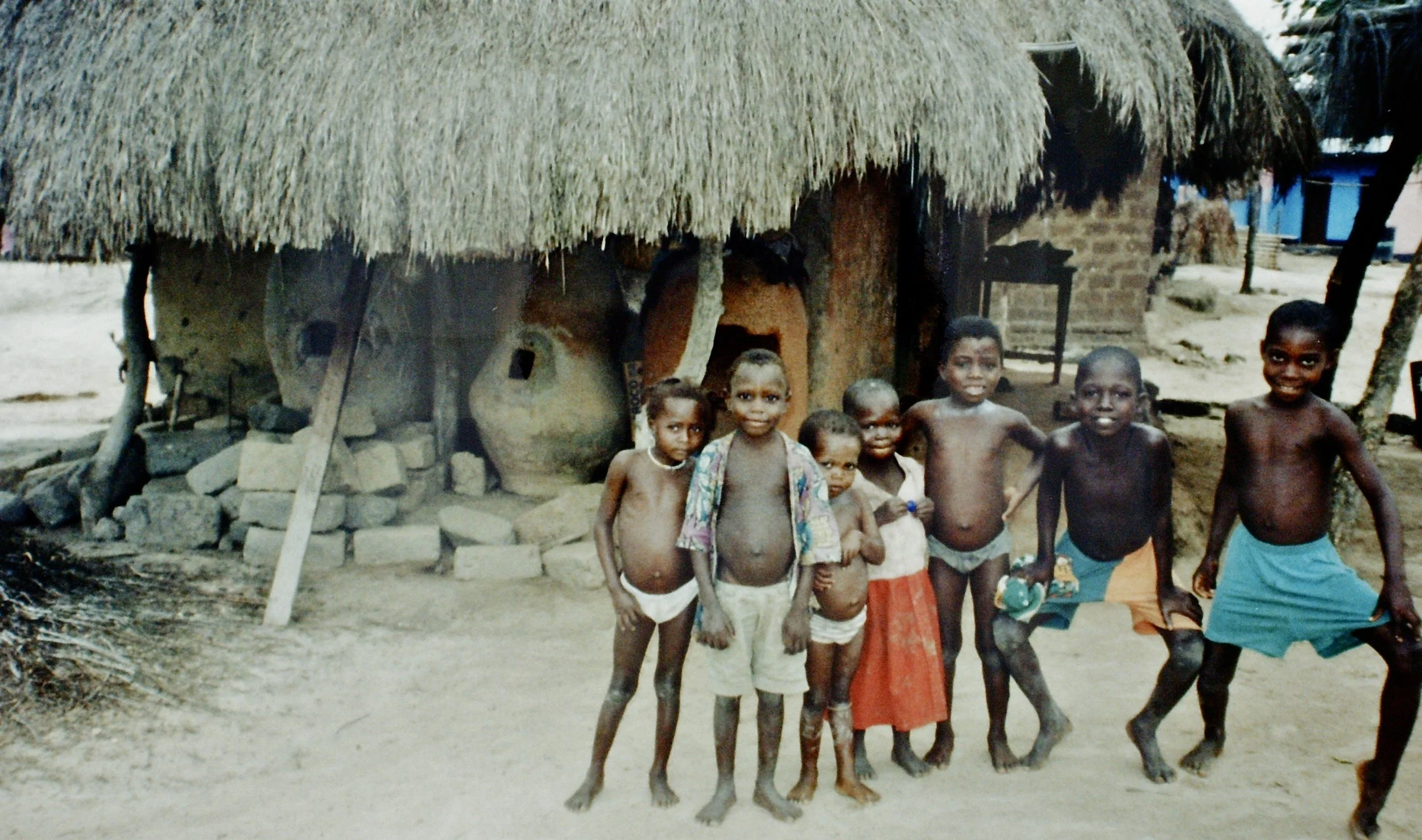 Children playing, Côte d'Ivoiore, 1999