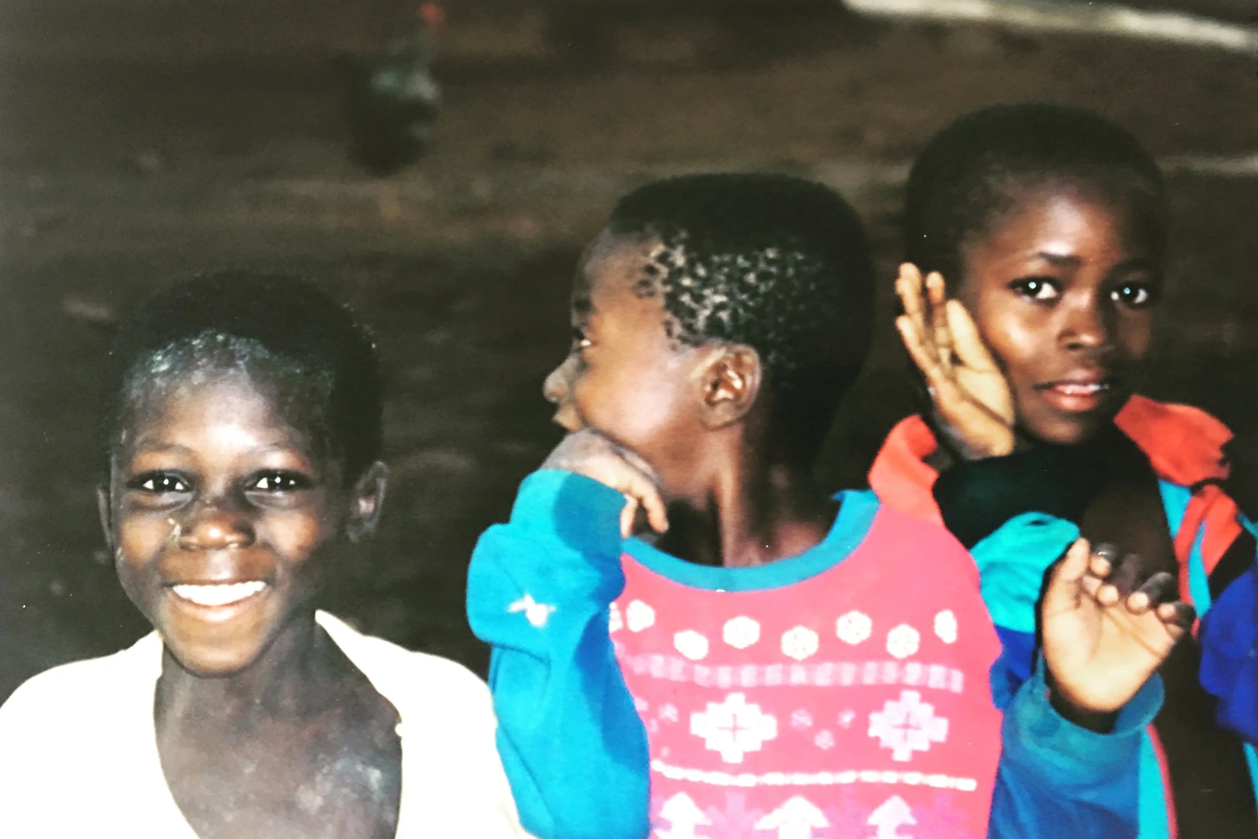 Children playing, Côte d'Ivoiore, 1999