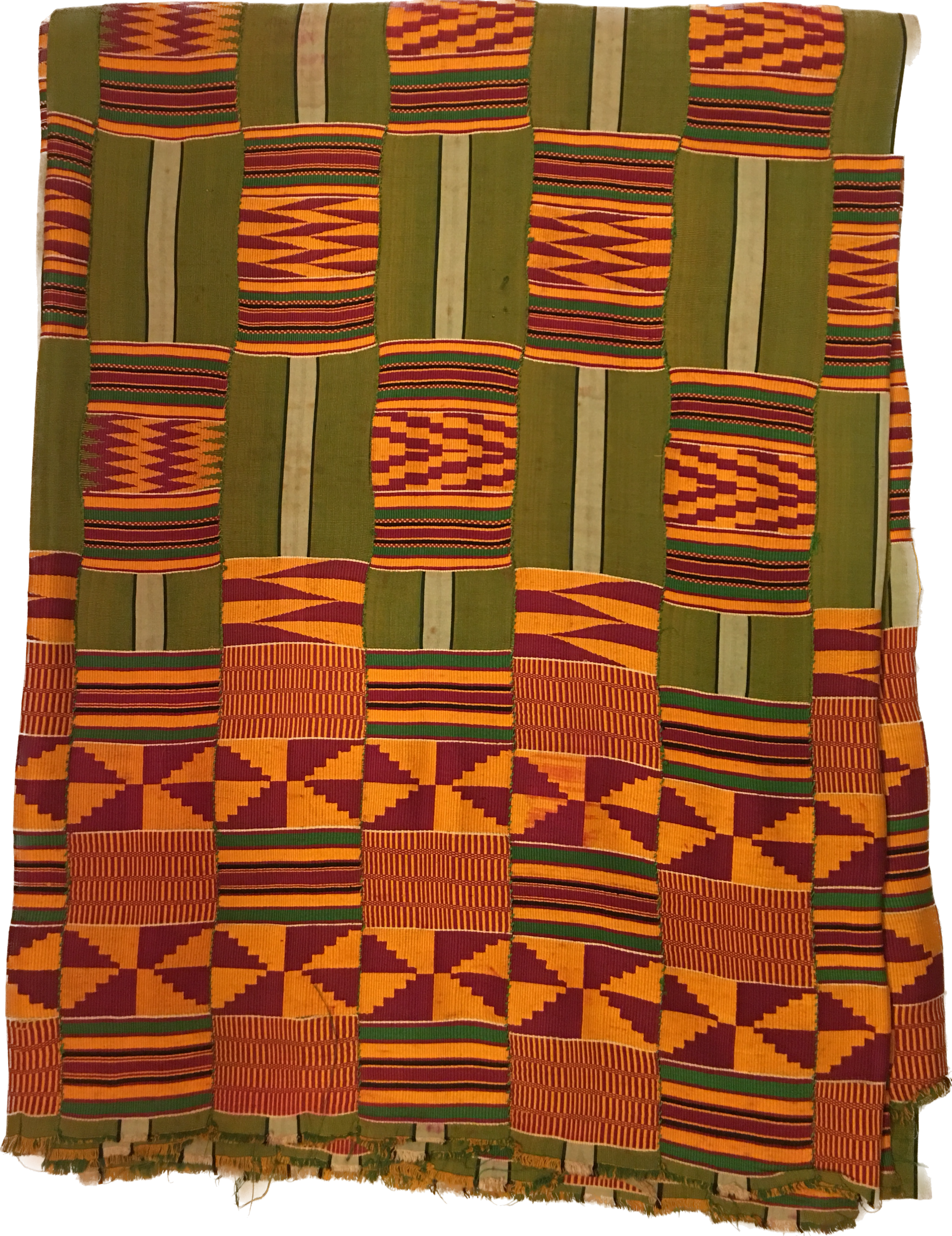 Asante kenté cloth. Collected in Kumasi, Ghana, 2002.