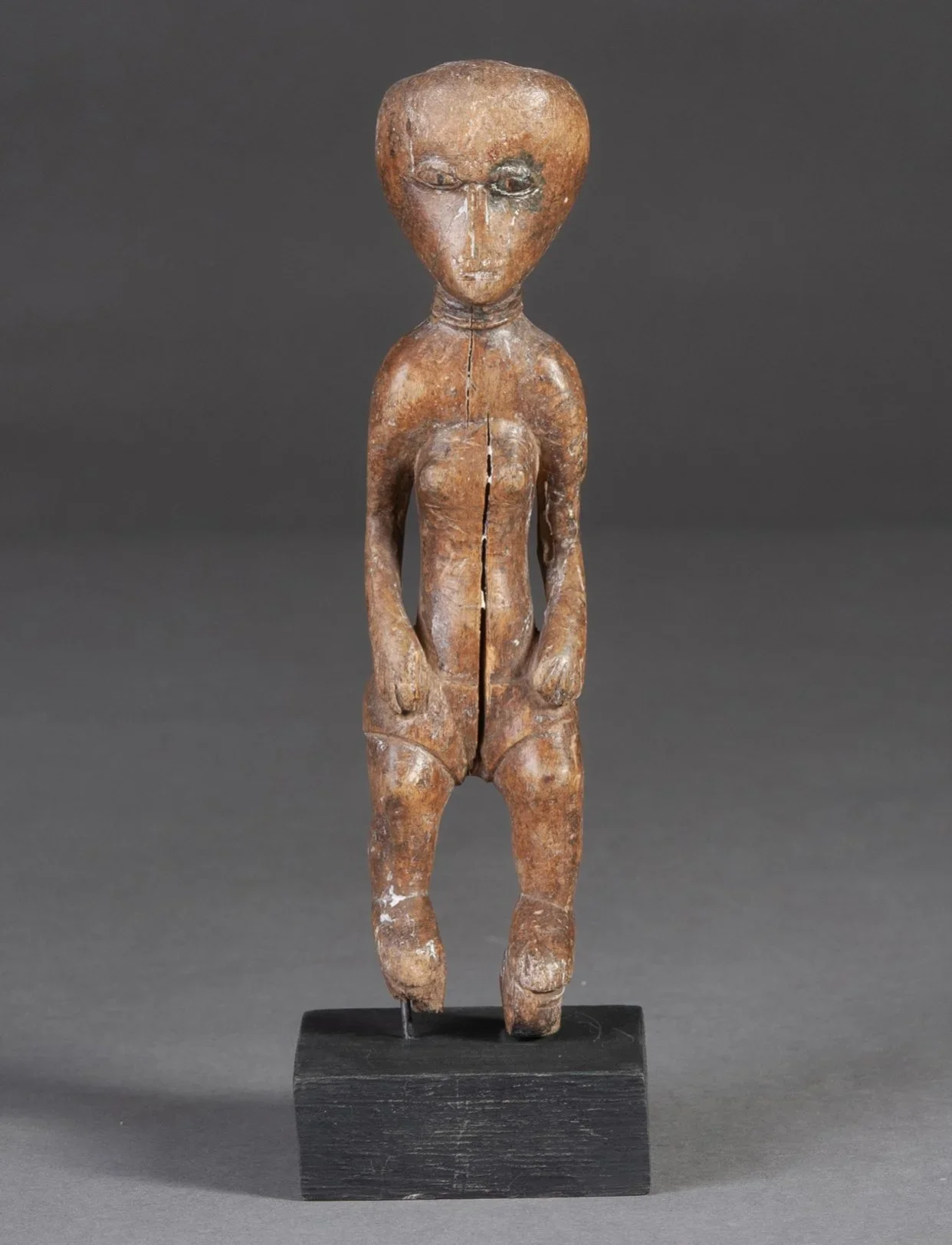Akan figure. Côte d’Ivoire. This figure reminds me of my first experience in Côte d’Ivoire. I was eating dinner with an Agni villager close to the border of Ghana near Bondoukou. She stated that she didn’t go out at night because there were sorcerers