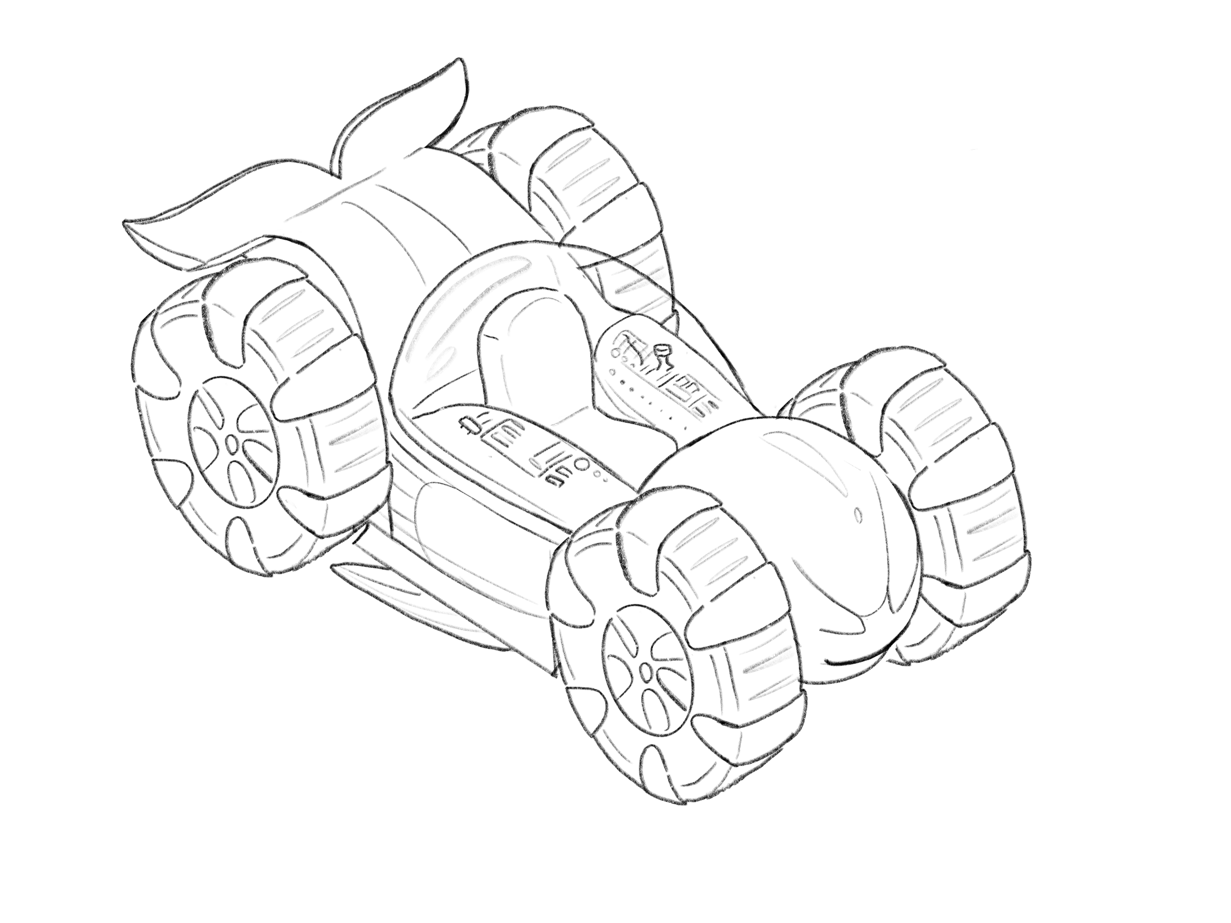 aquatic race car