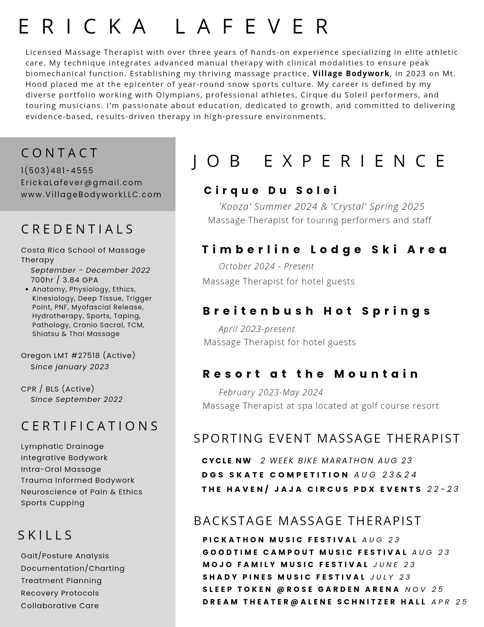 Resume