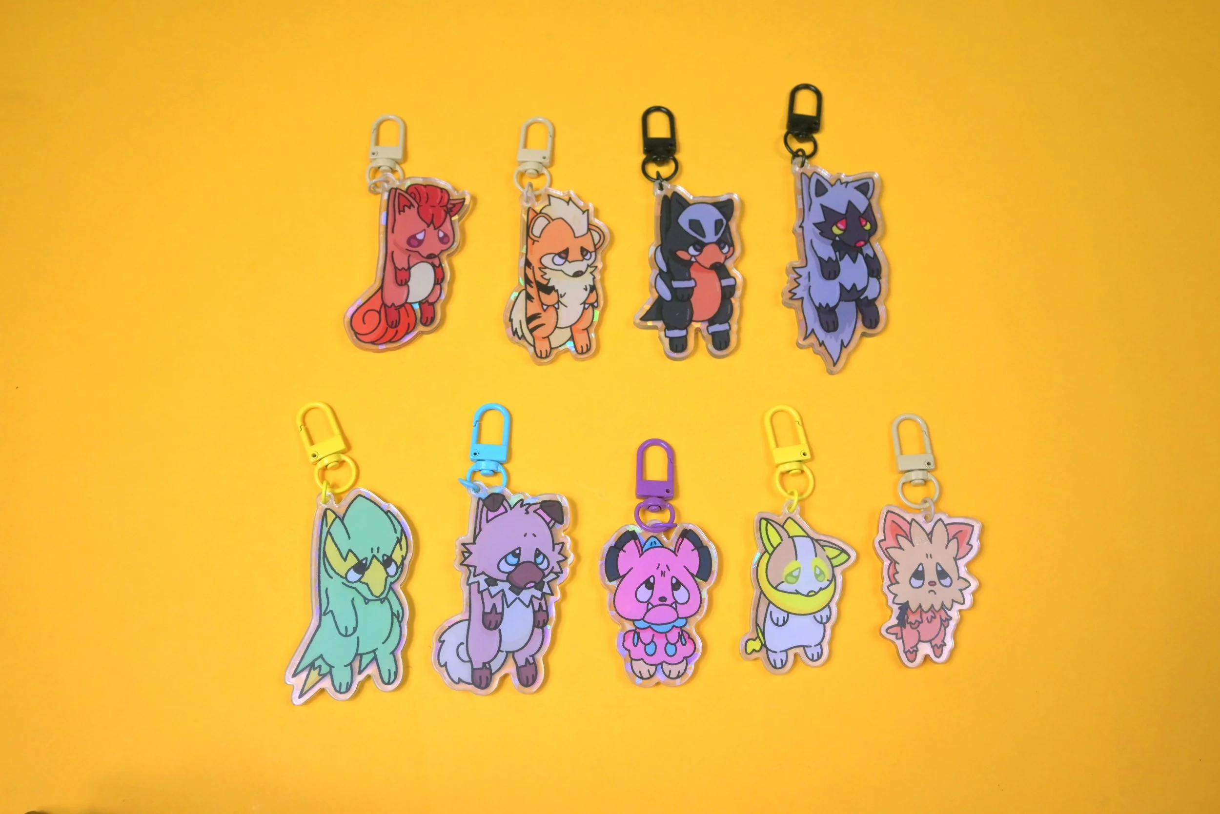 Poké Pups Acrylic Keychain