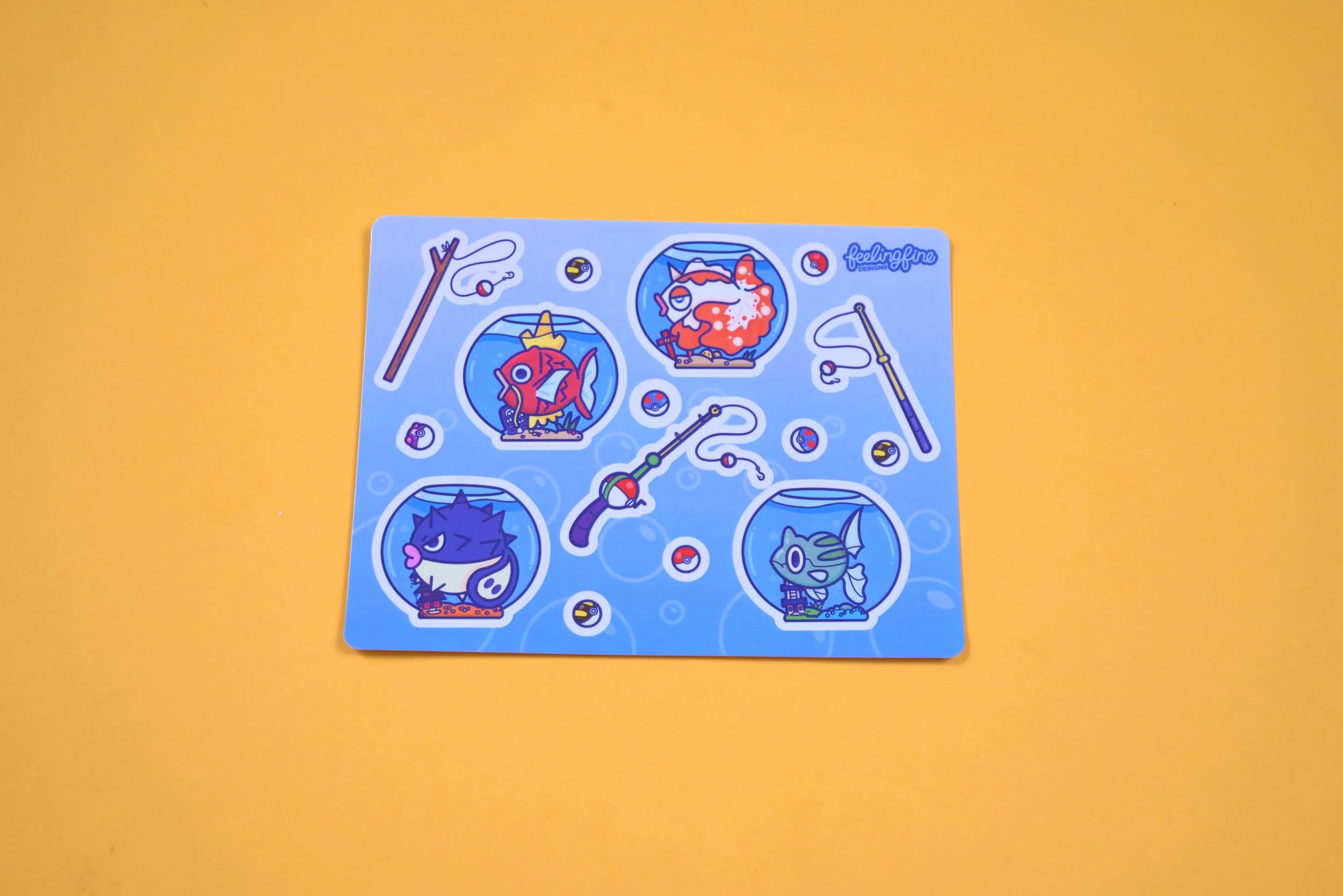 PokeFishing Stickersheet